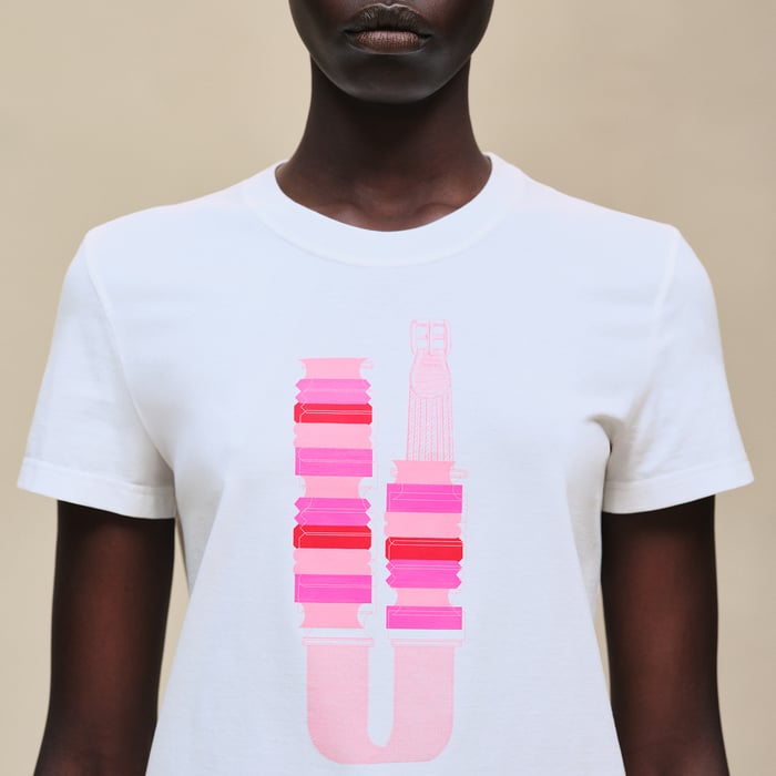 Blanc Printed Straight T-shirt