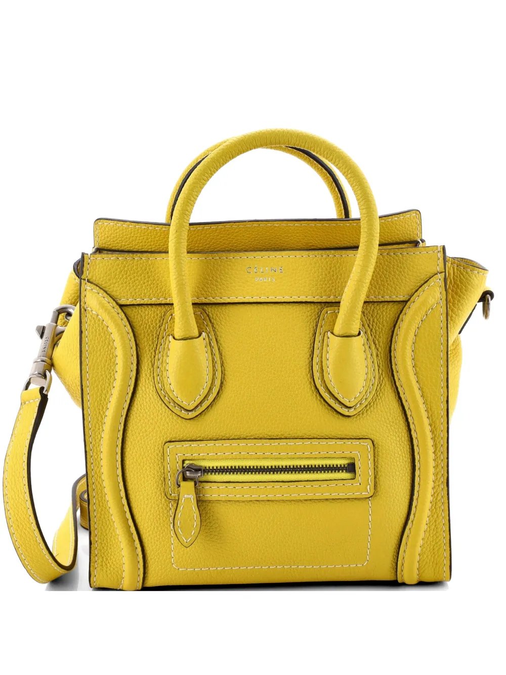 Luggage Bag Grainy Leather Nano crossbody bag
