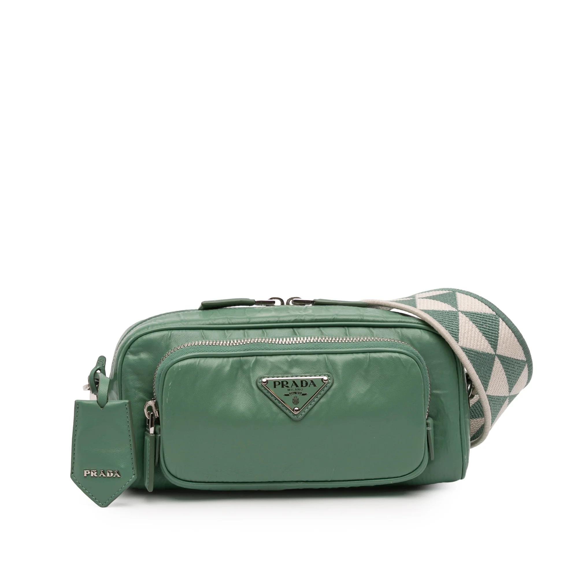 Prada Pocket leather crossbody bag