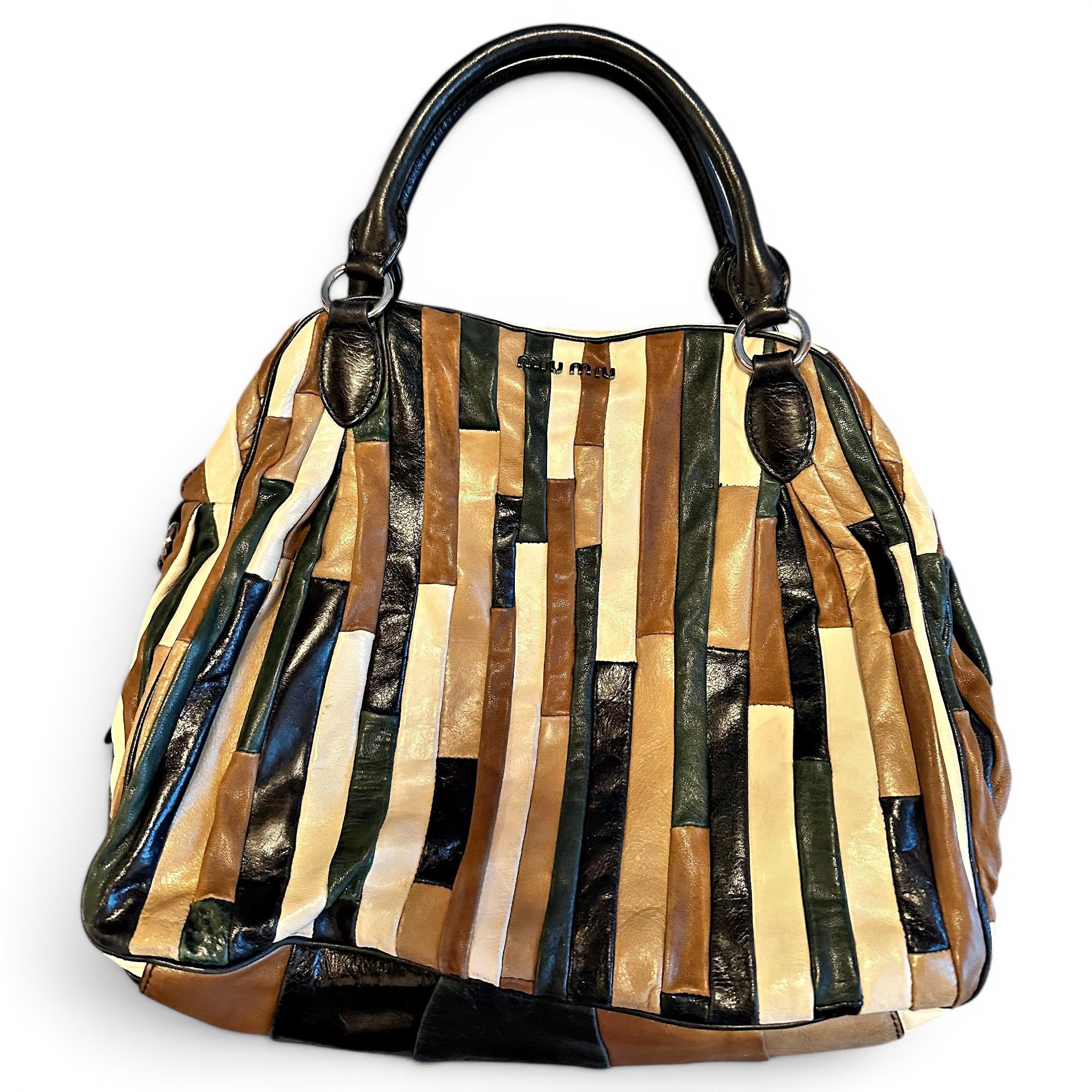 Leather handbag