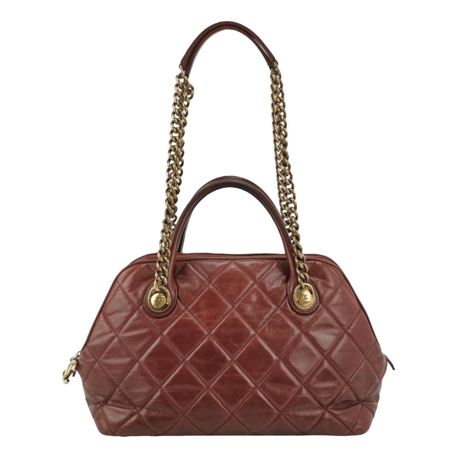 Leather handbag