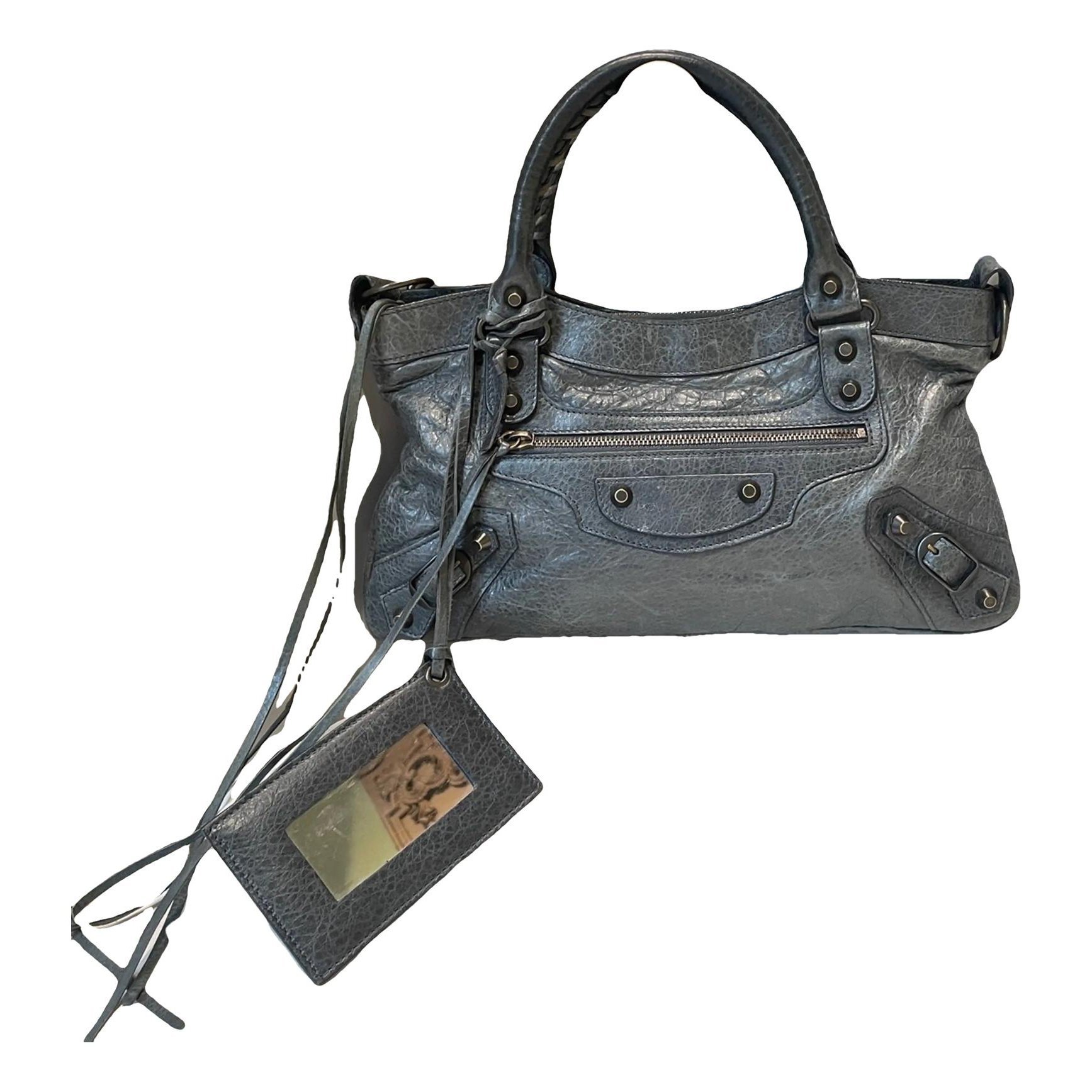City leather crossbody bag