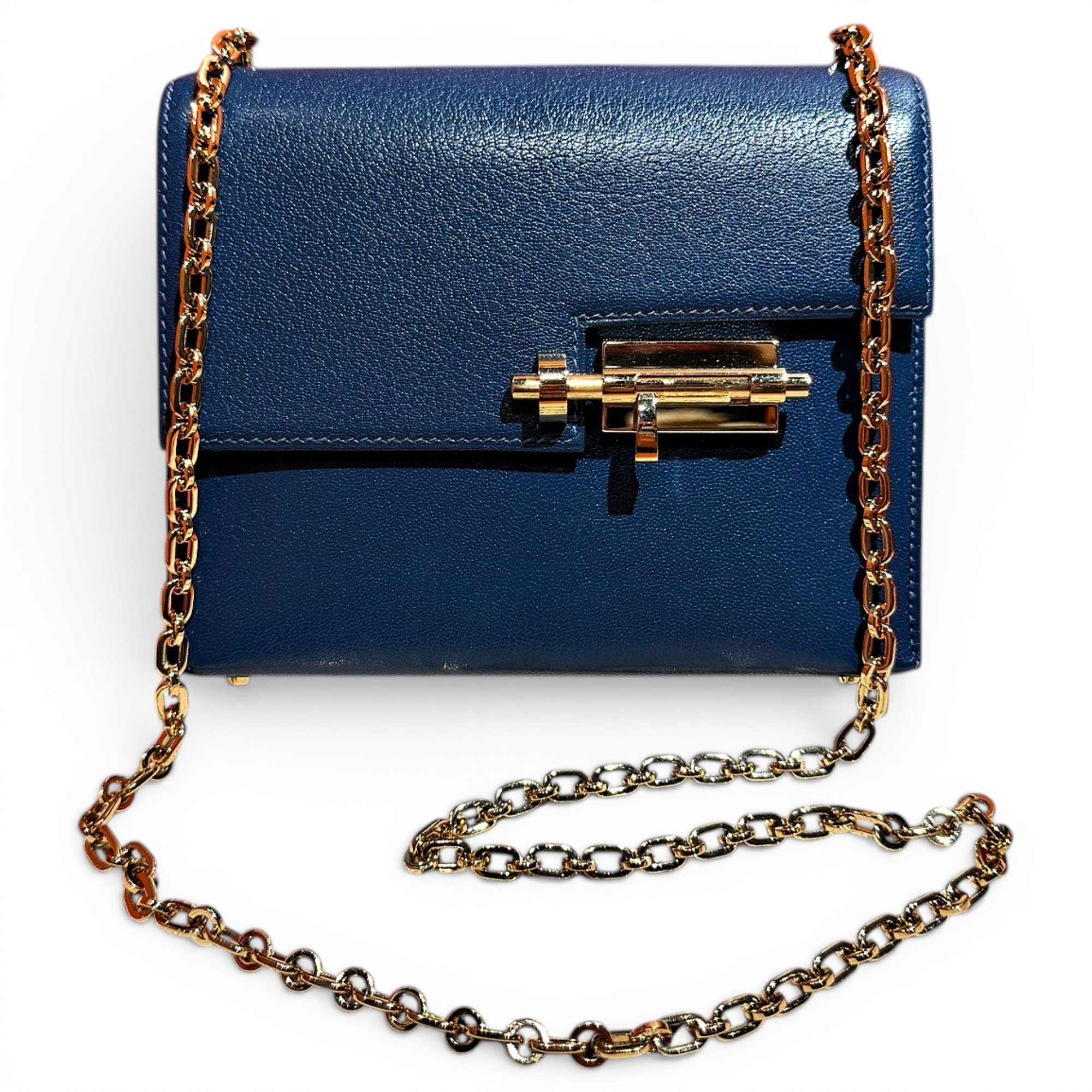 Verrou Mini leather handbag