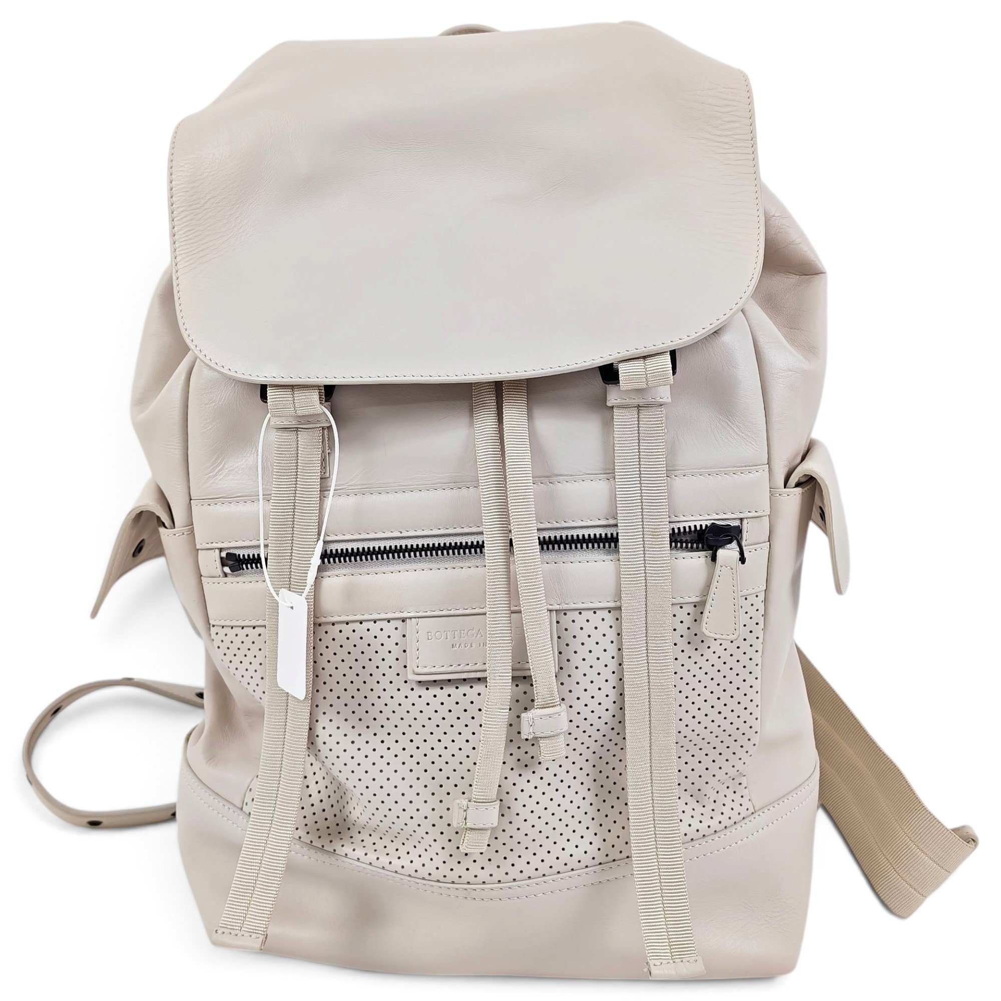 Leather backpack