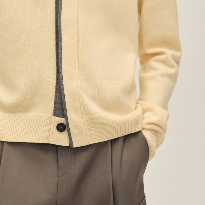 Vanille "Detail Colore" Buttoned Cardigan