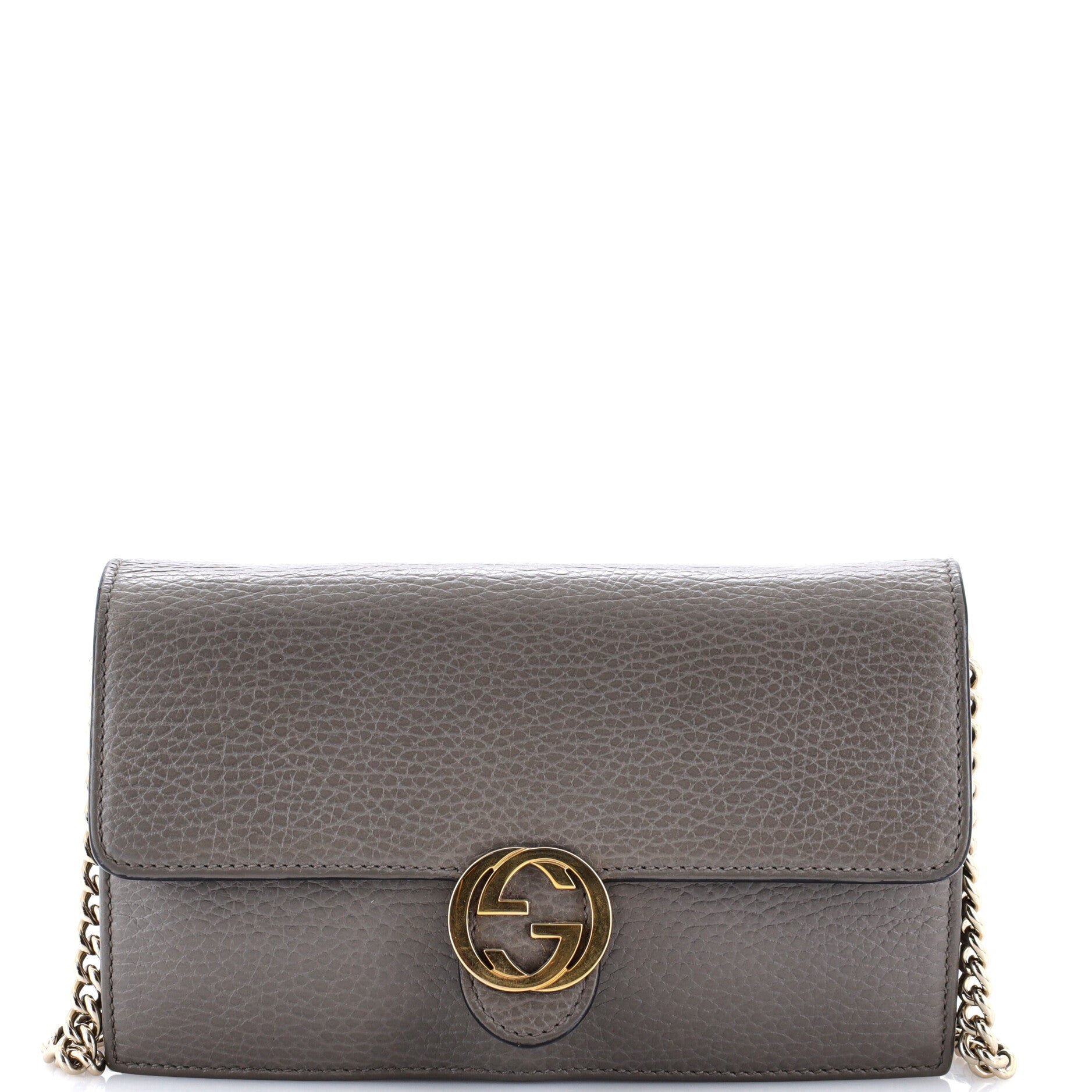 Interlocking Wallet on Chain Leather