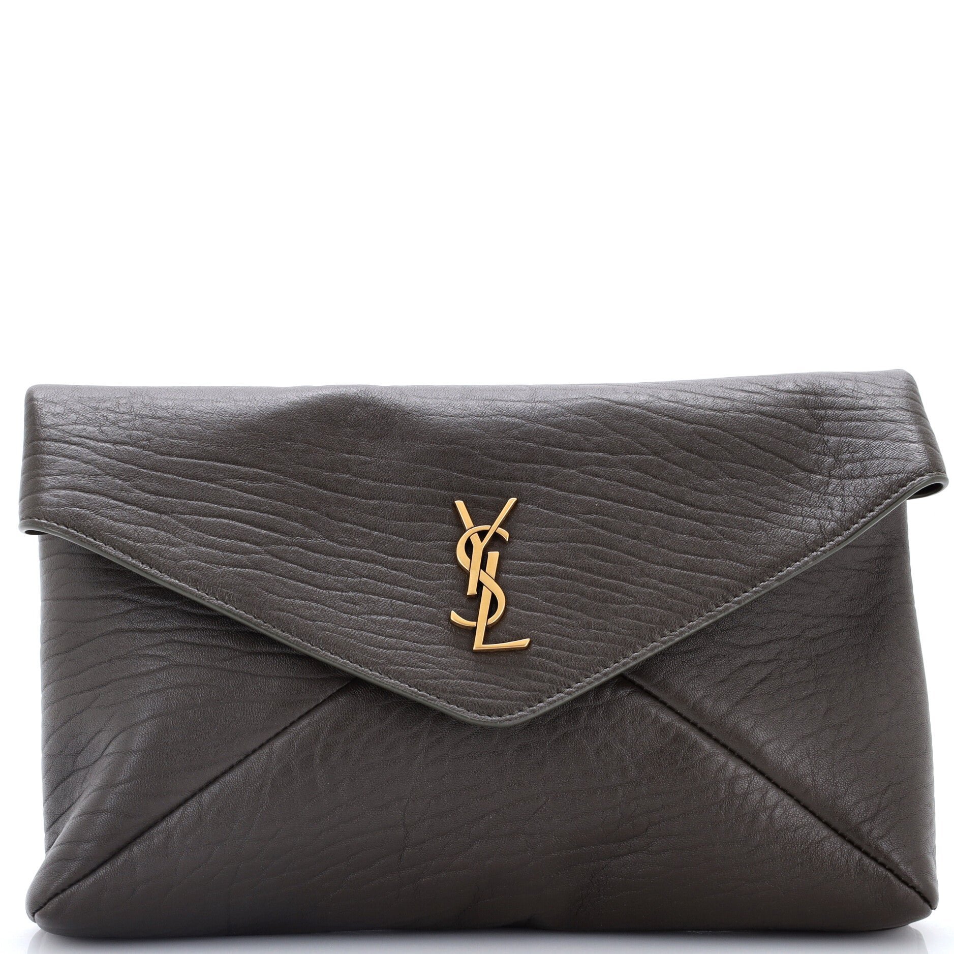 Cassandre Envelope Clutch Leather Large