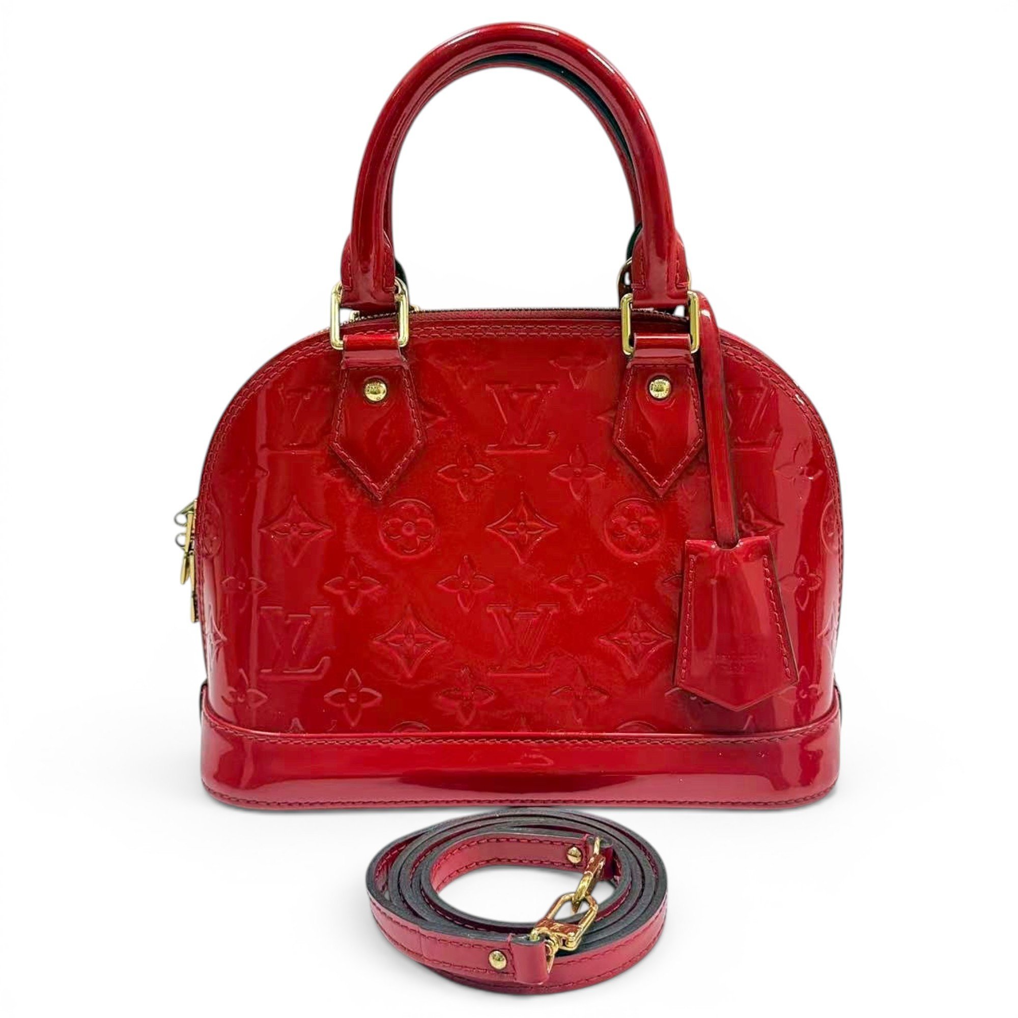 Alma BB patent leather handbag