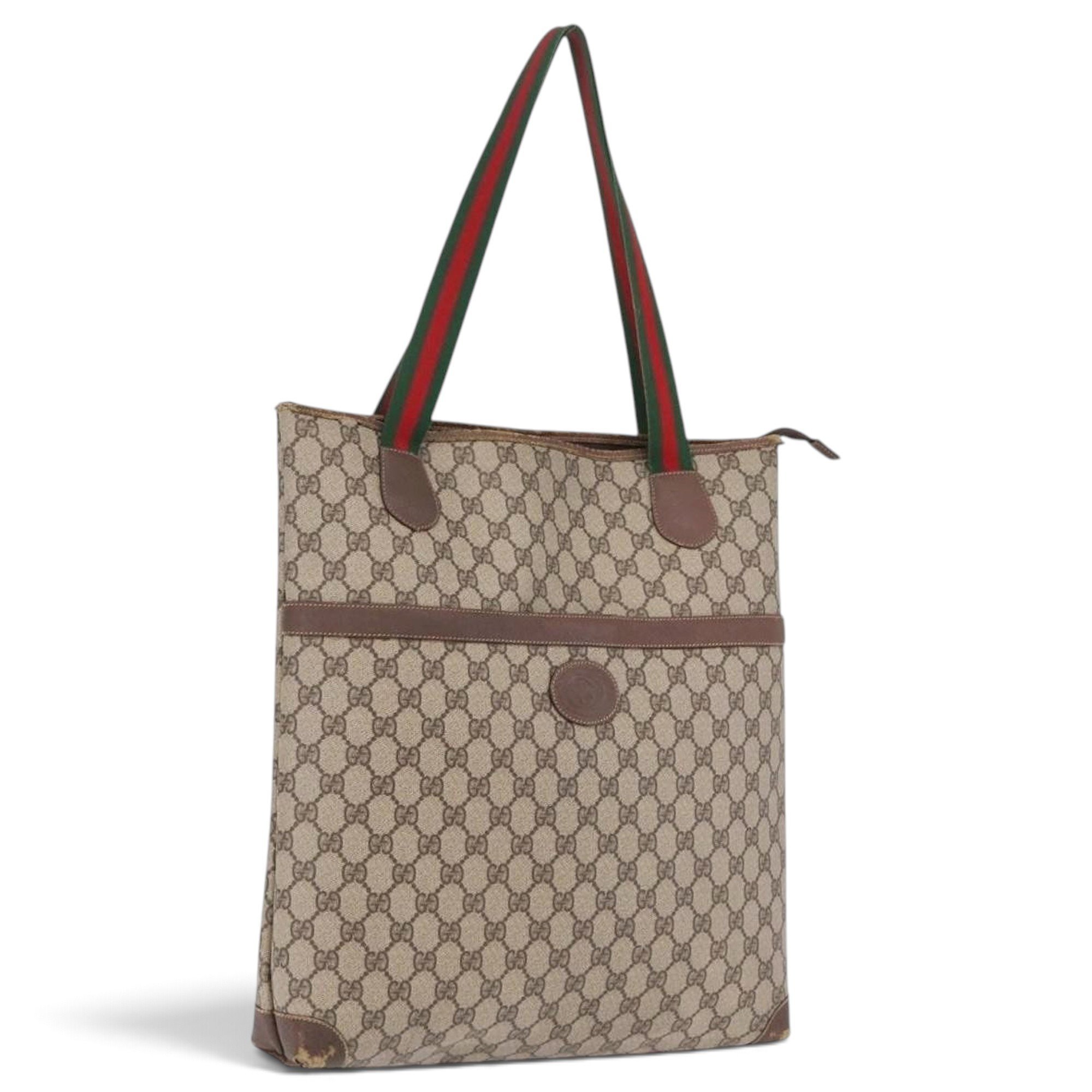 Leather tote