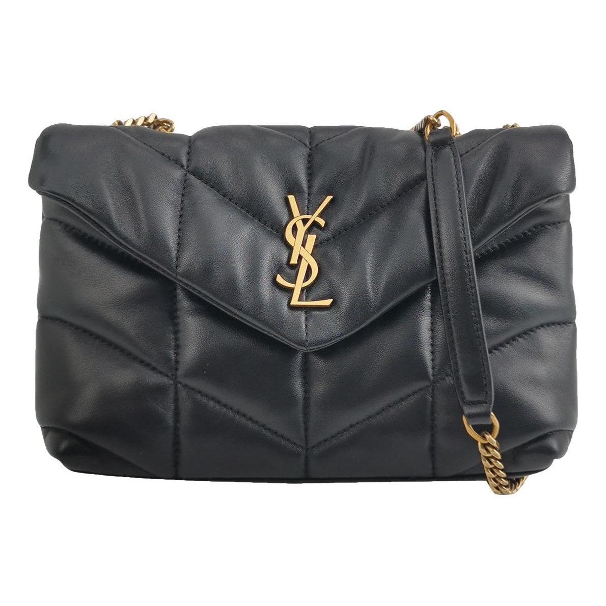Loulou Puffer leather crossbody bag
