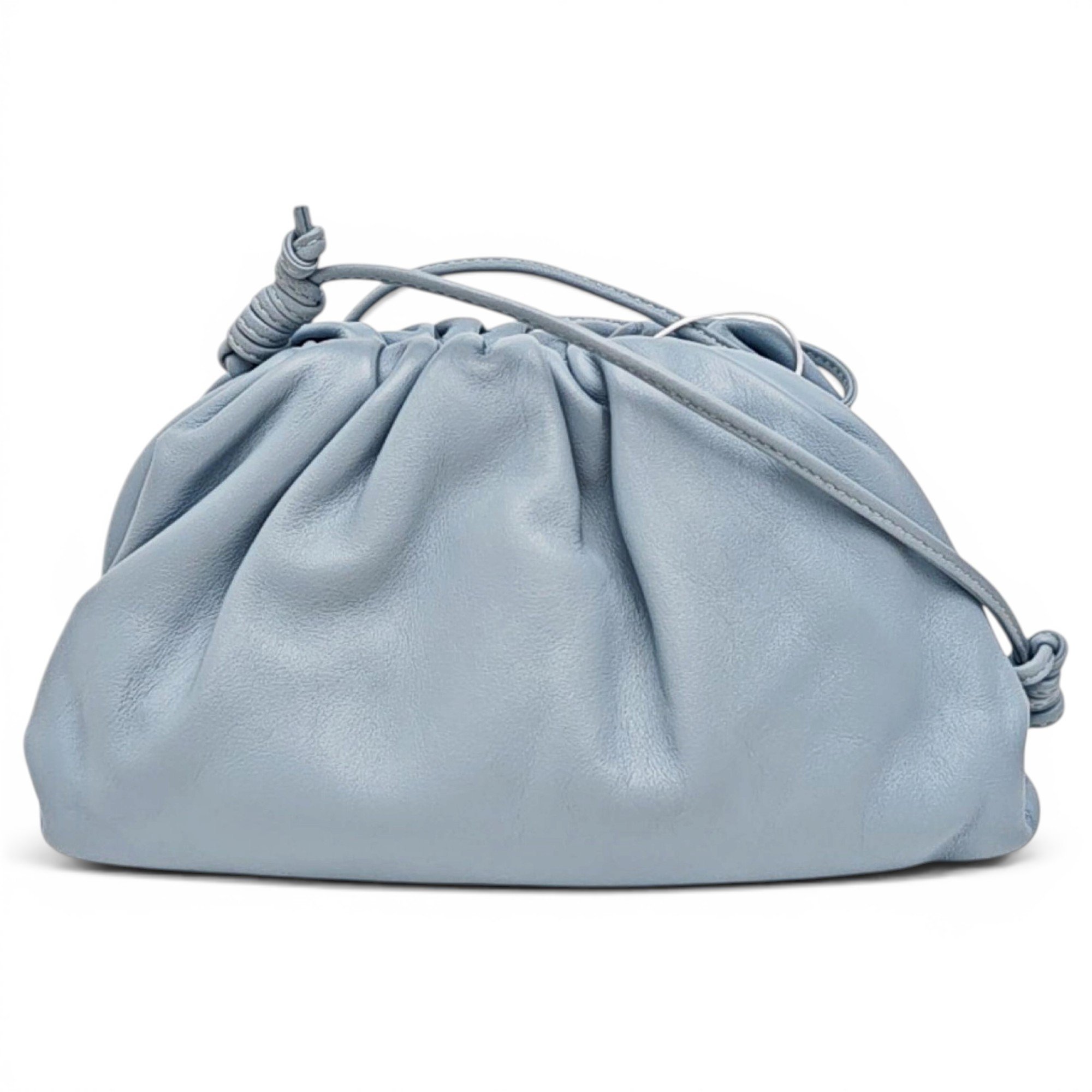 Pouch leather handbag
