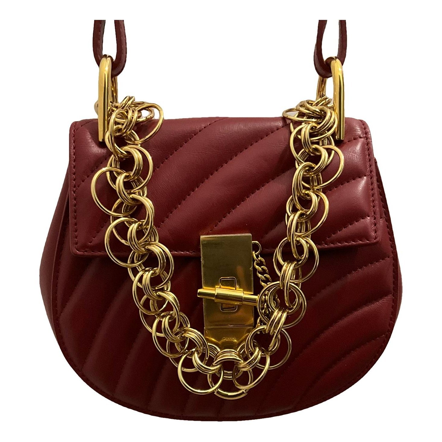 Drew leather crossbody bag