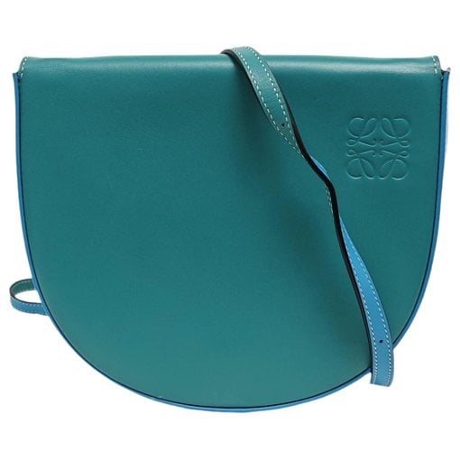 Heel leather handbag