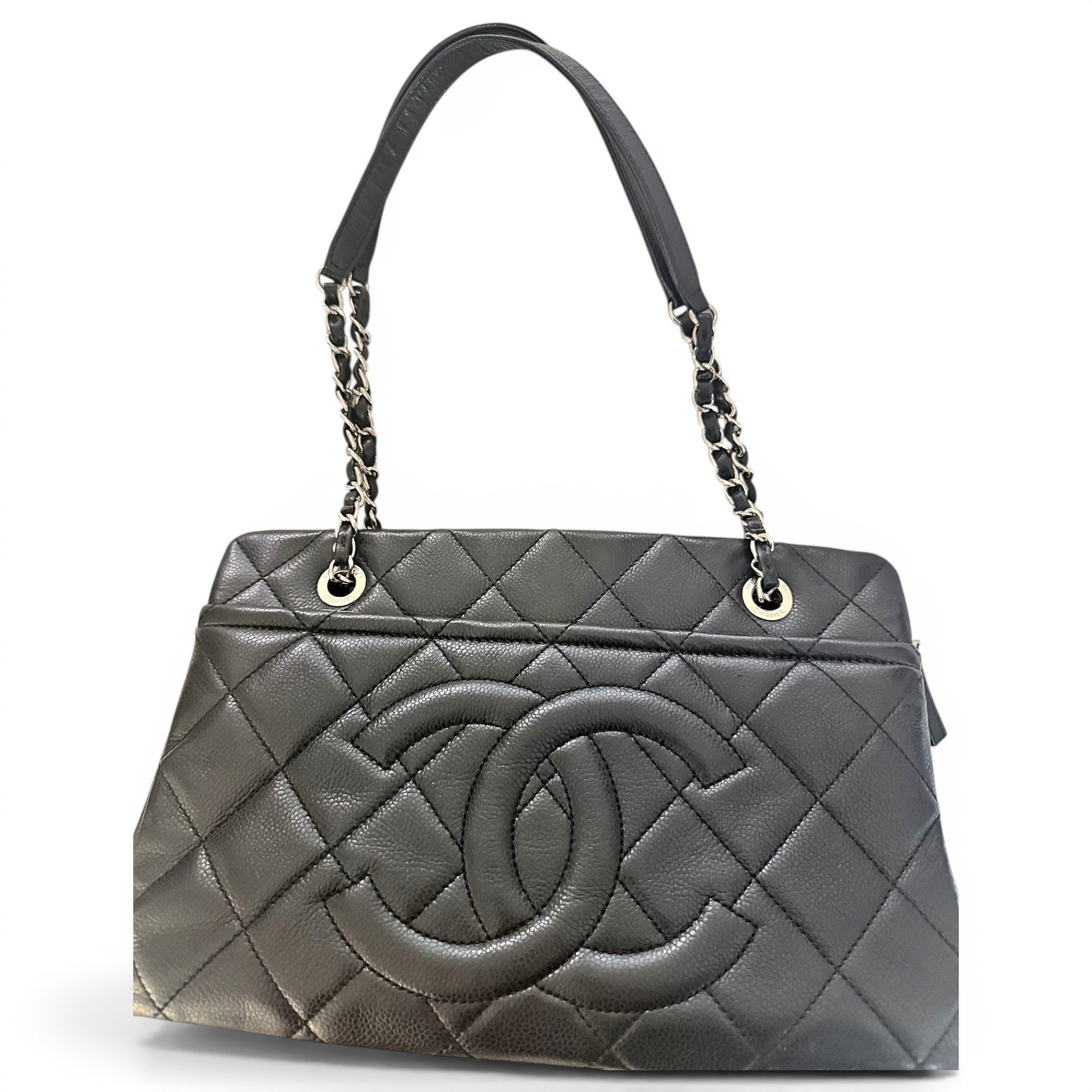 Grand shopping leather tote