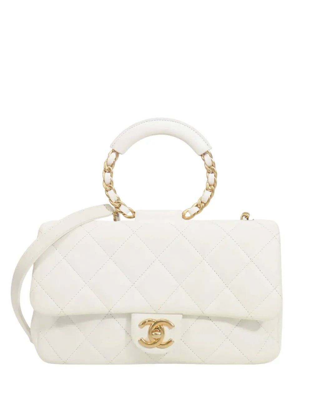 2019 Medium Lambskin In The Loop Flap satchel