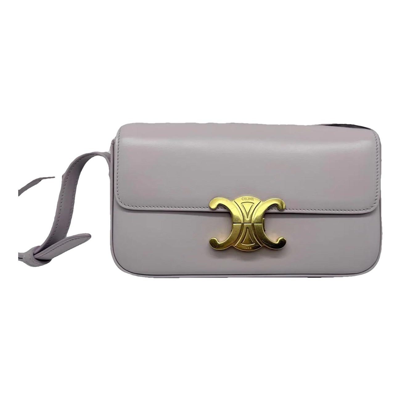 Triomphe Long leather handbag