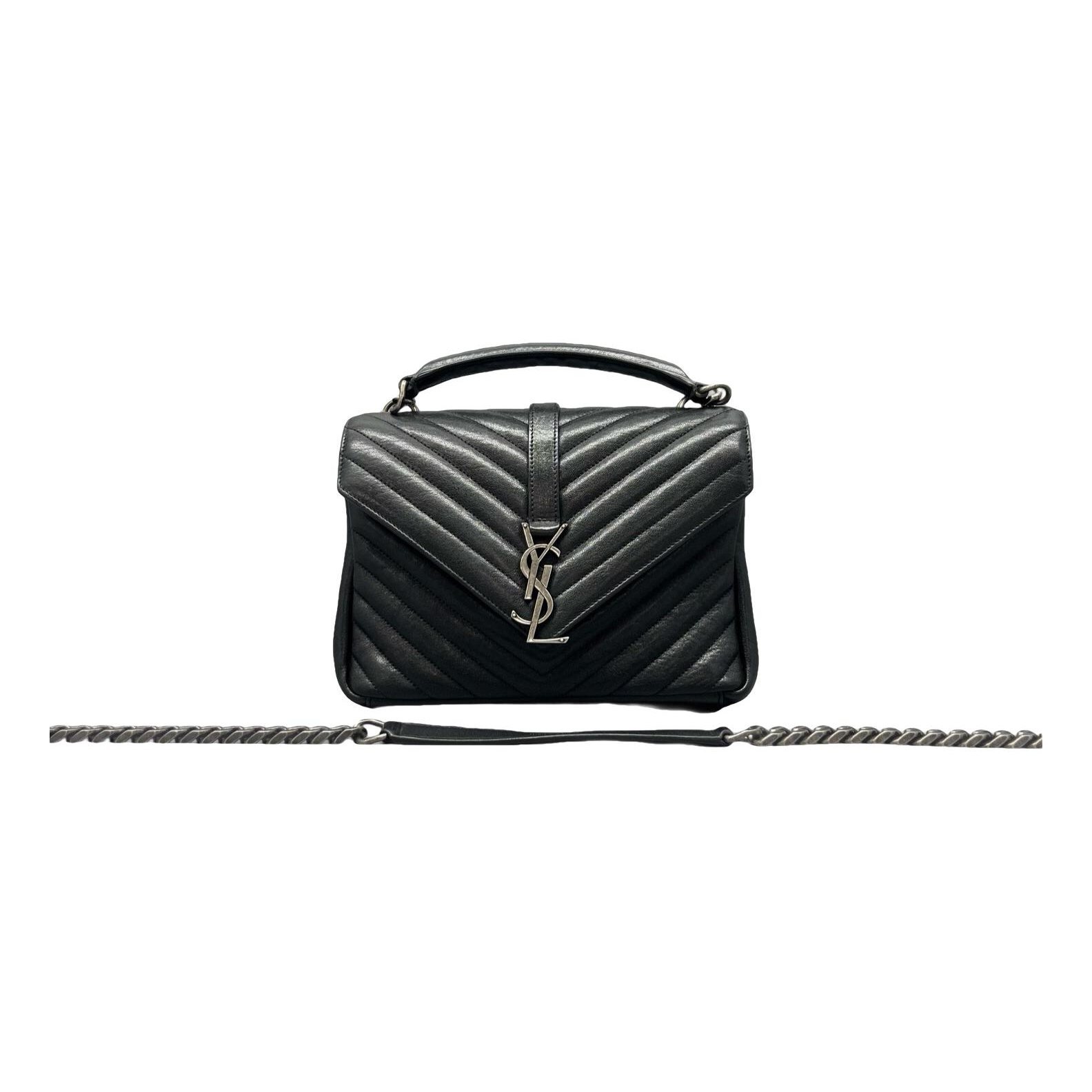 Collége monogramme leather handbag