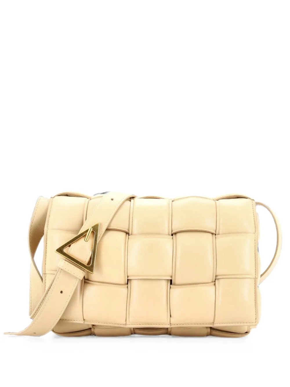 Cassette Padded Maxi Intrecciato Leather crossbody bag
