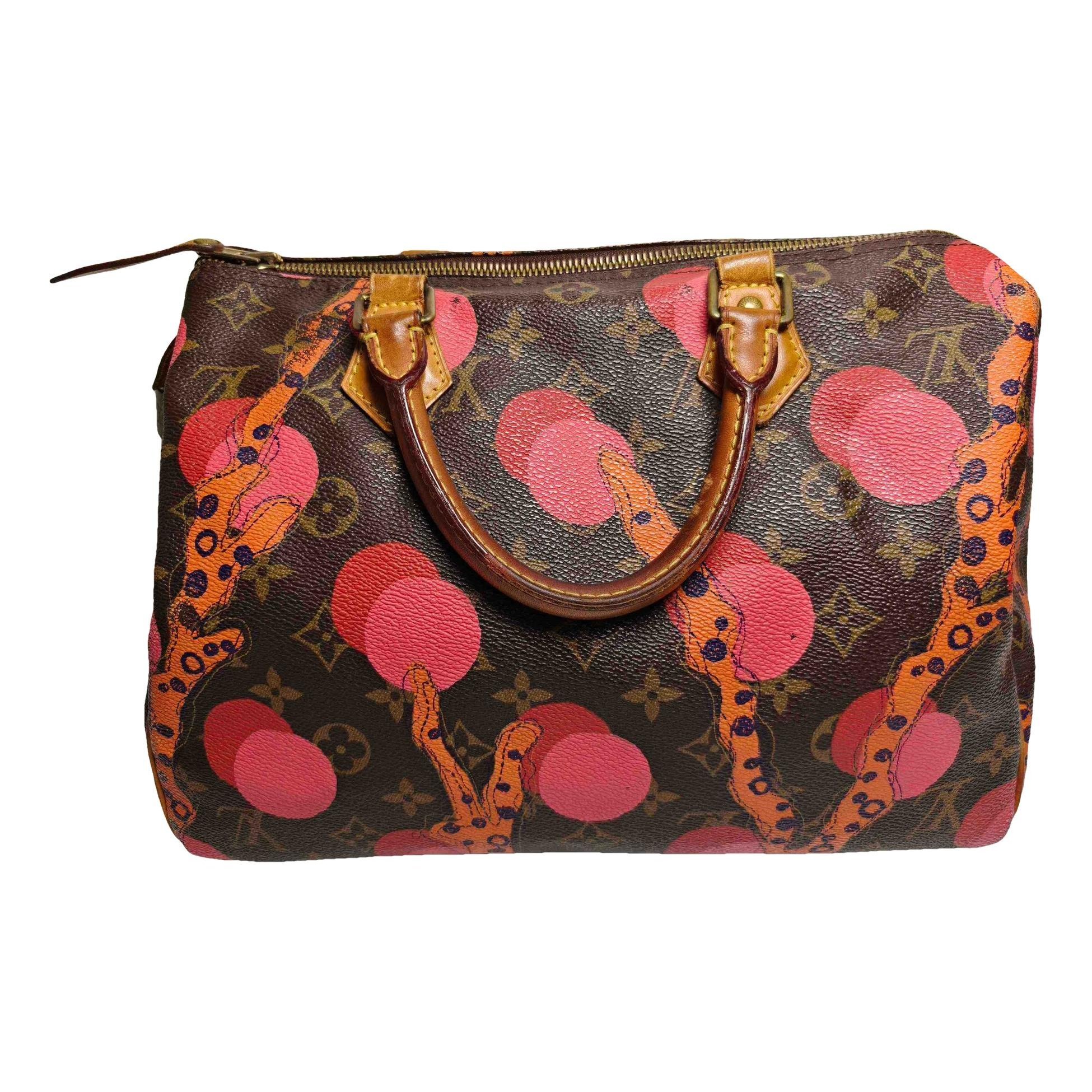 Speedy leather handbag