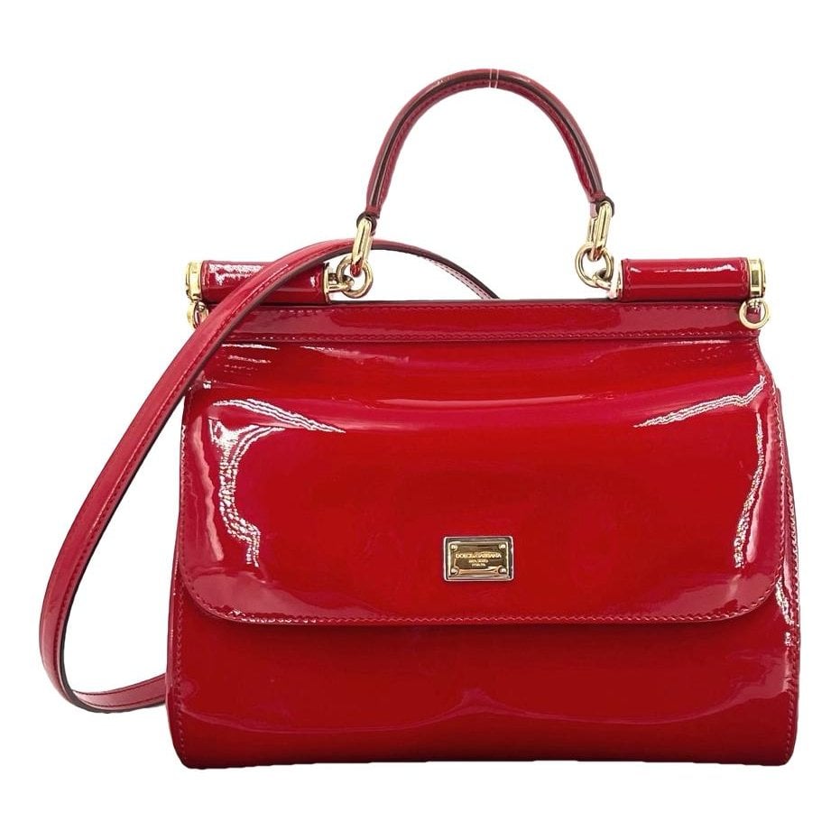 Sicily patent leather handbag