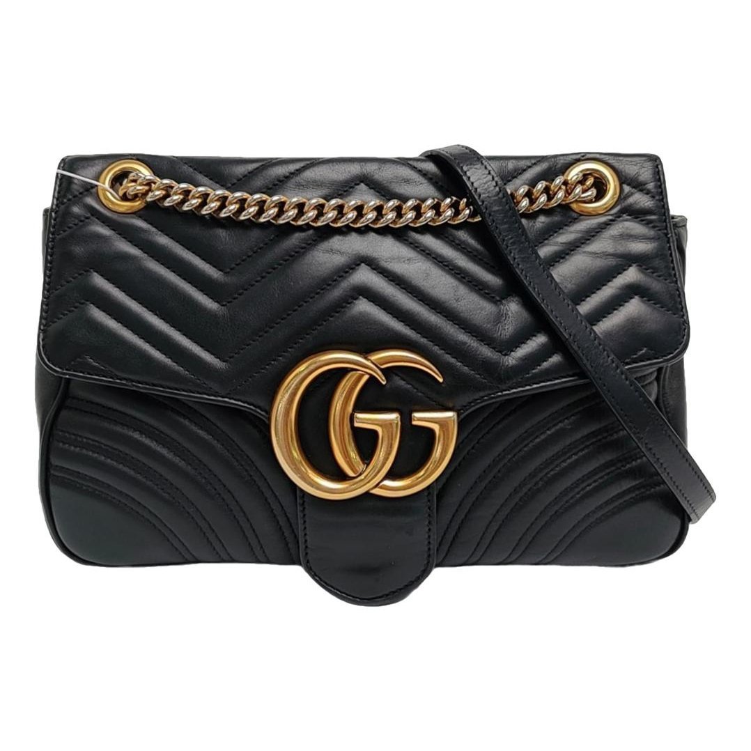 GG Marmont Flap leather crossbody bag