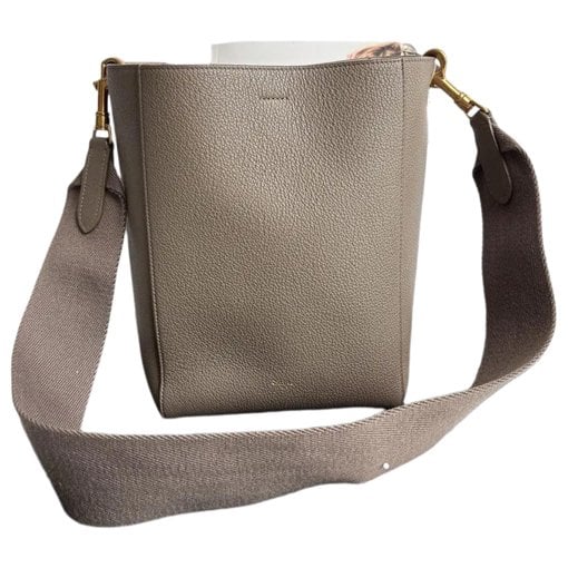 Seau Sangle leather handbag