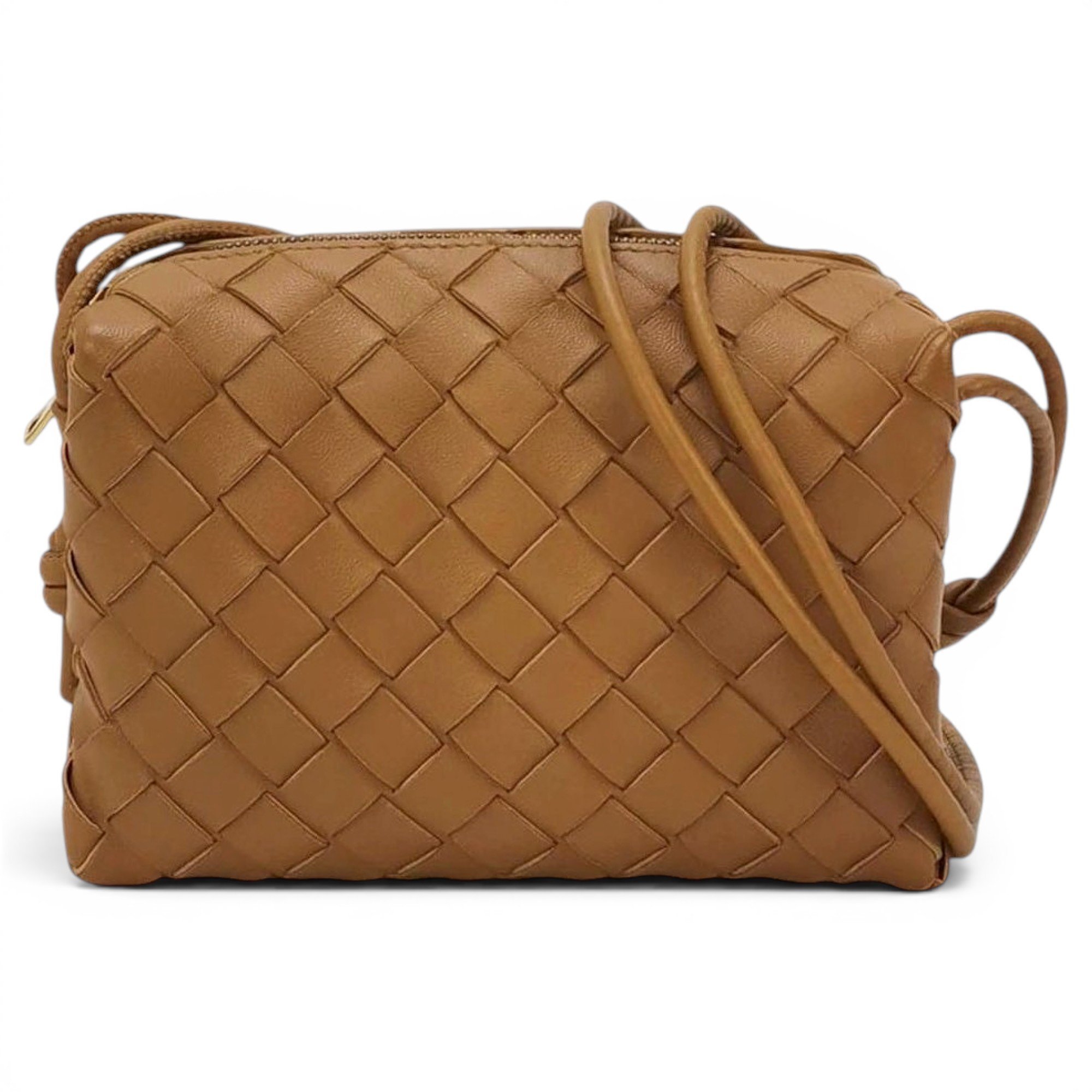 Loop leather handbag