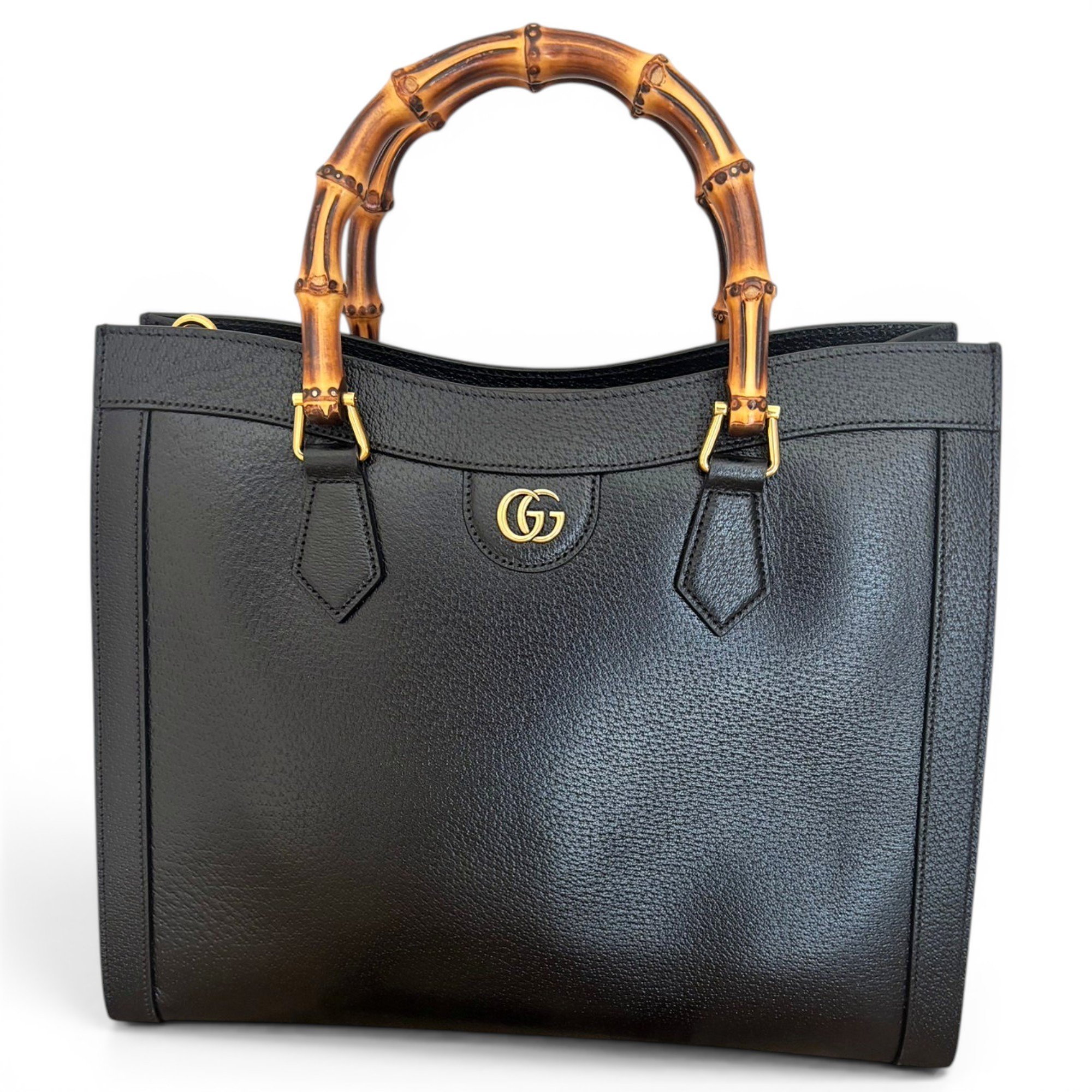 Diana Bamboo leather tote