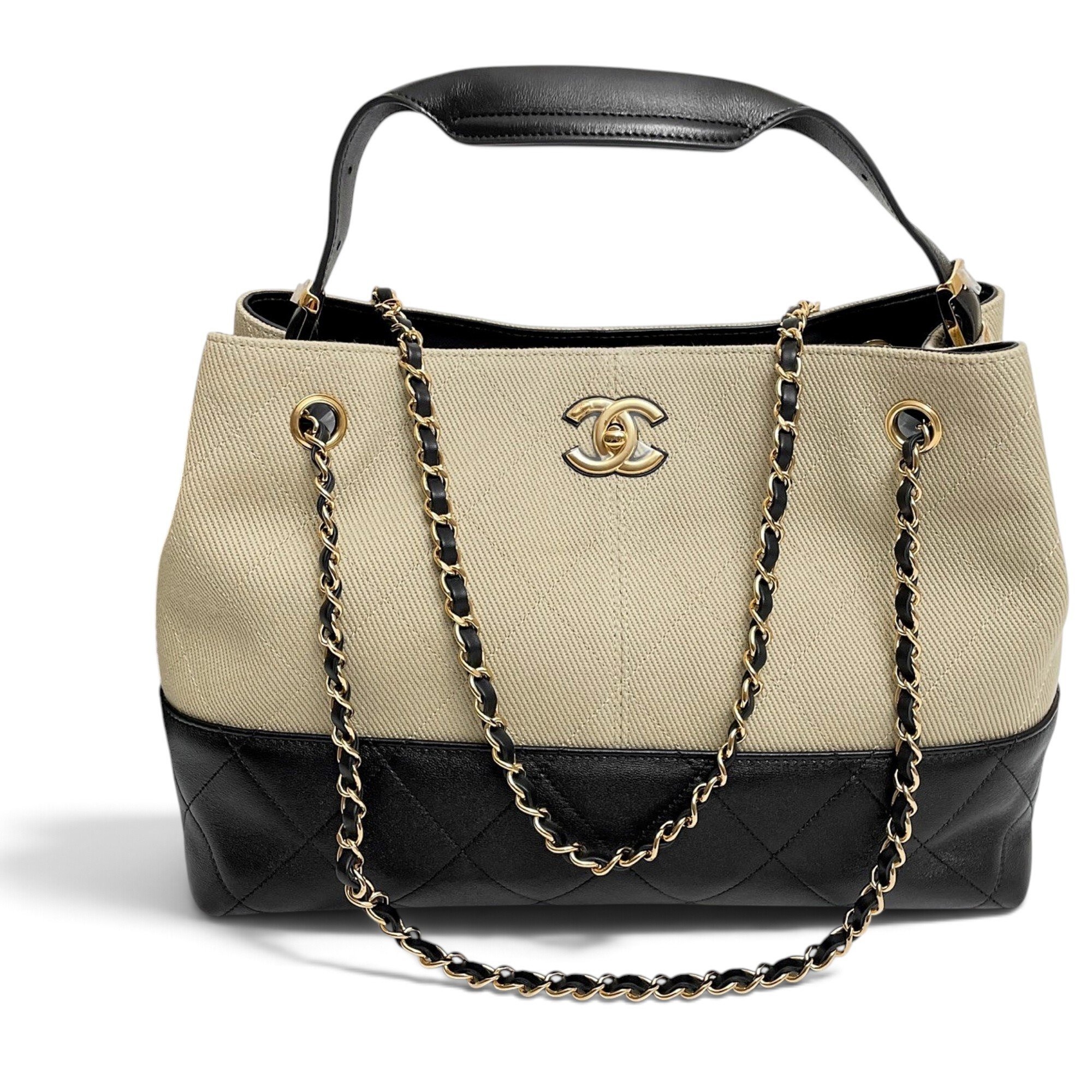 Leather tote