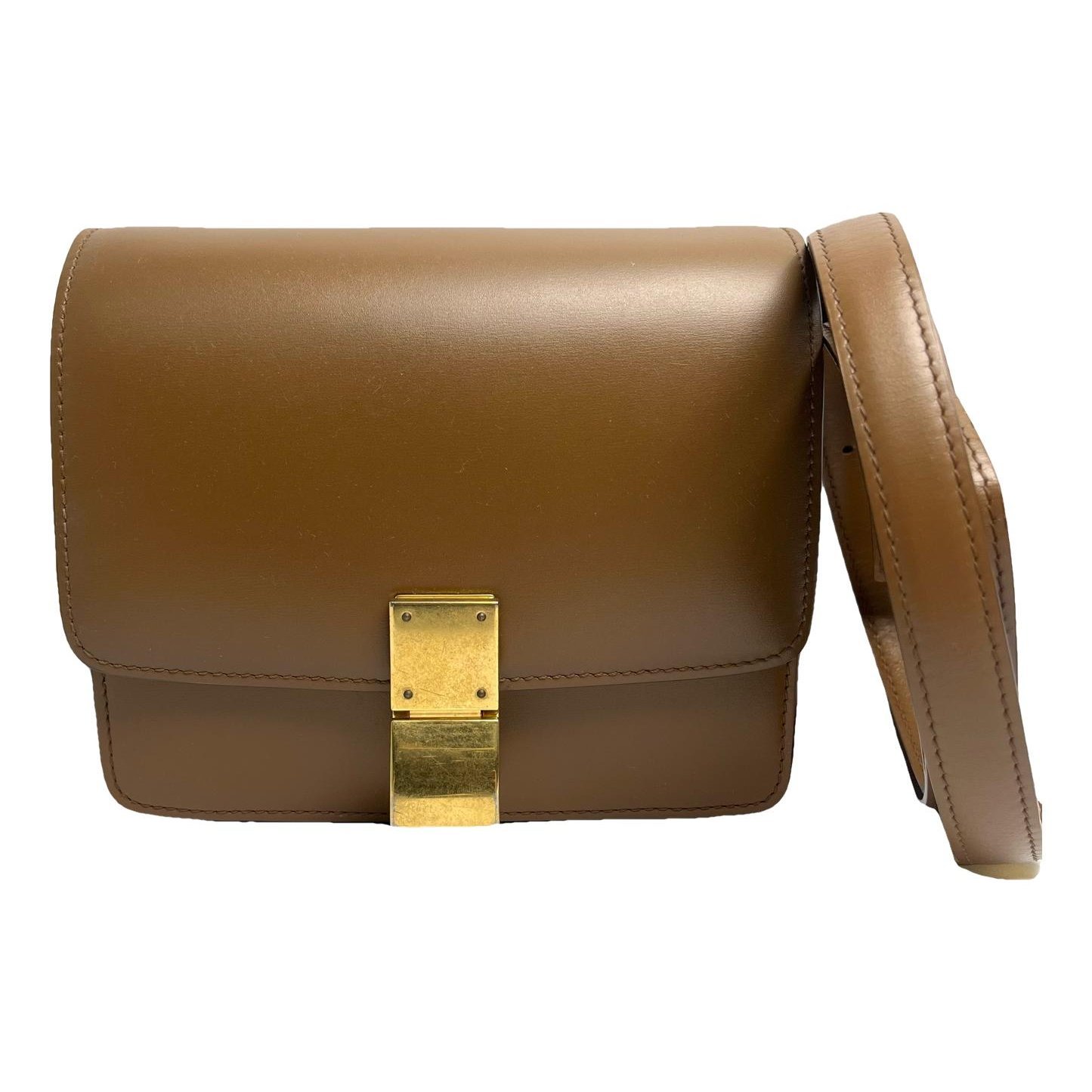 Classic leather crossbody bag