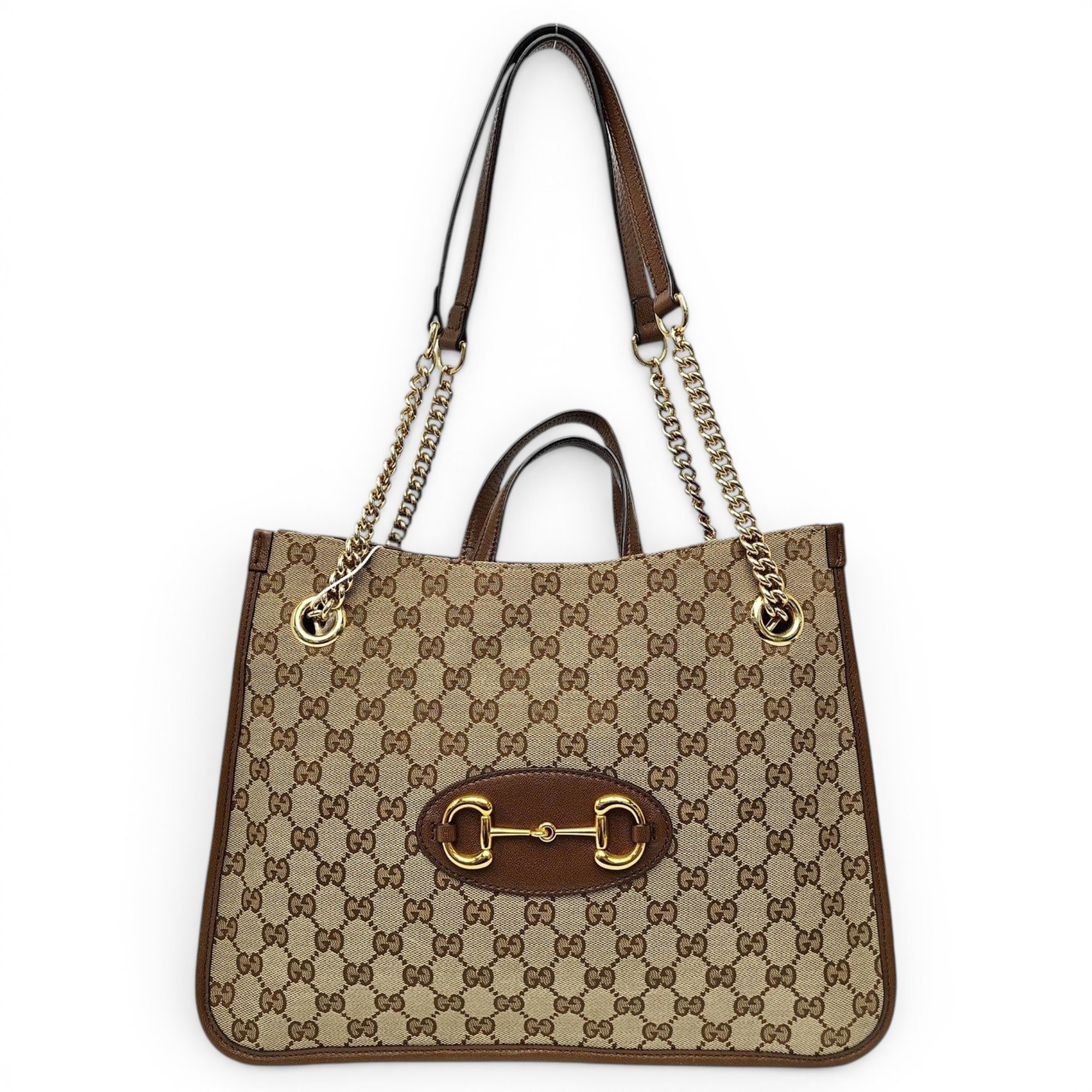 Handle Horsebit 1955 cloth handbag