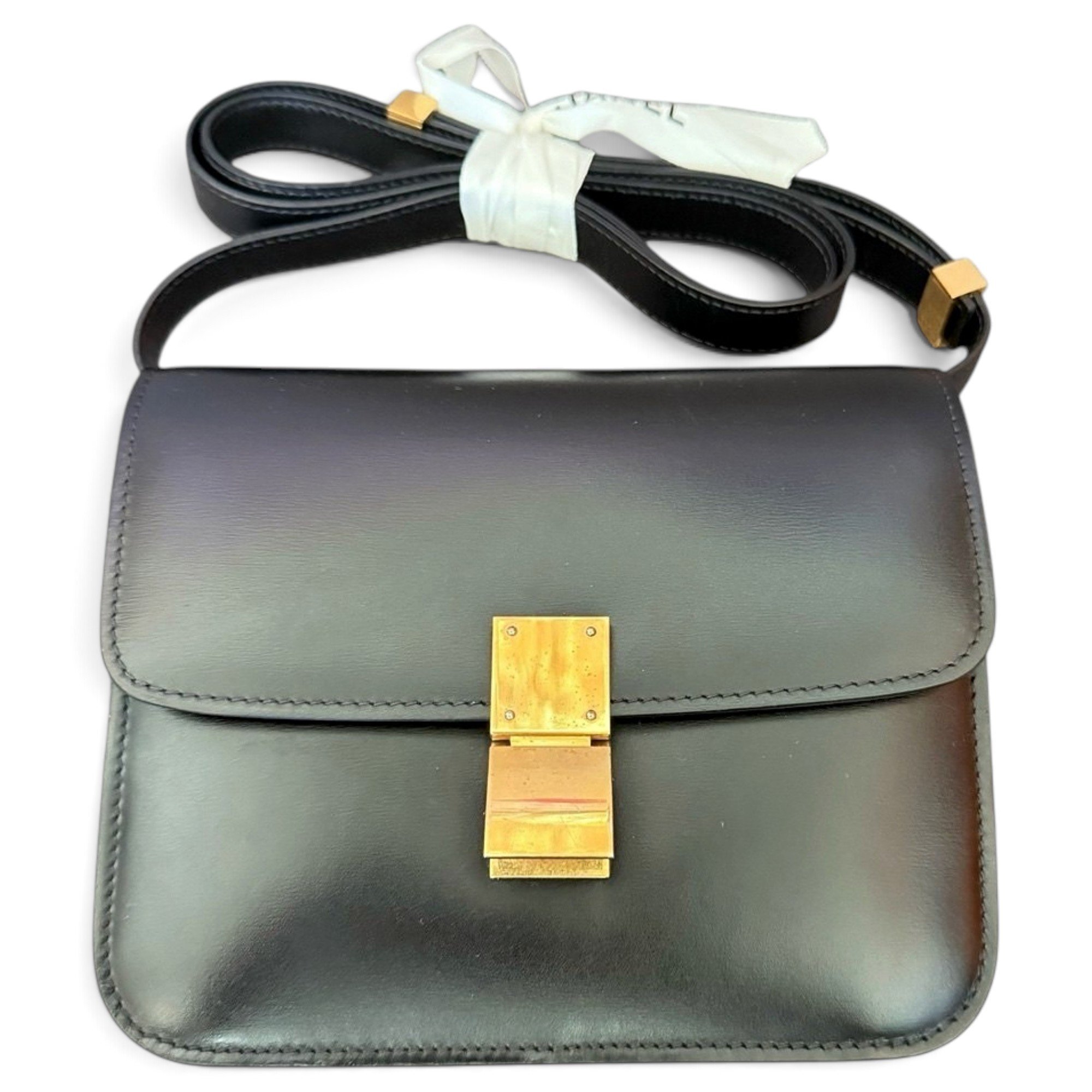 Classic leather crossbody bag