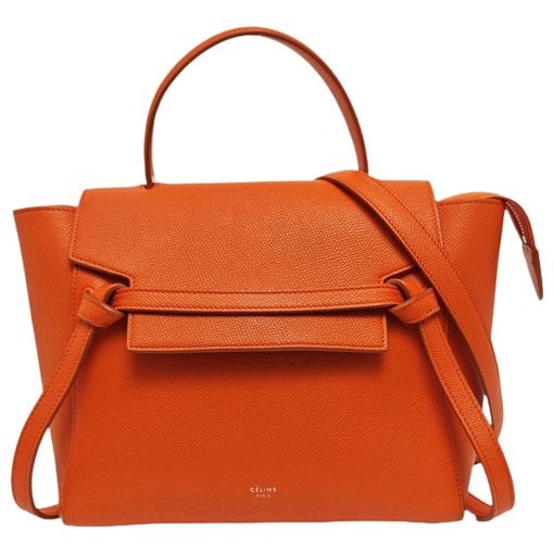 Belt leather handbag