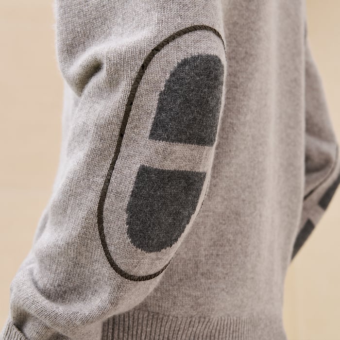 Tourbe Cashmere "Maillon Chaine d'Ancre" Full-zip Jacket