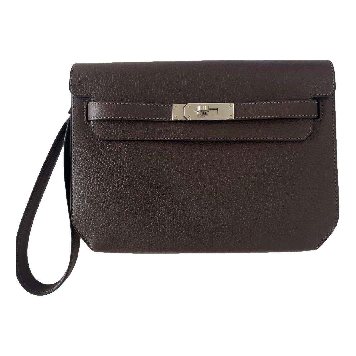 Kelly Dépêches leather clutch bag