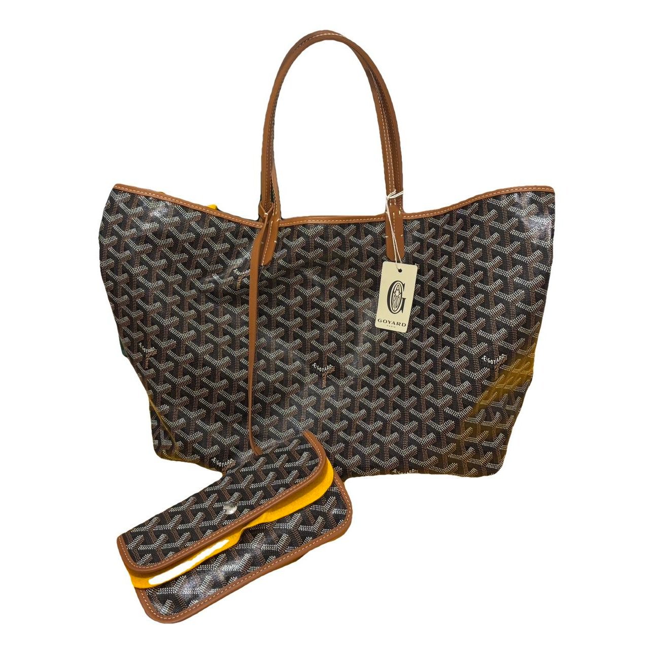 Goyard Saint-Louis leather tote