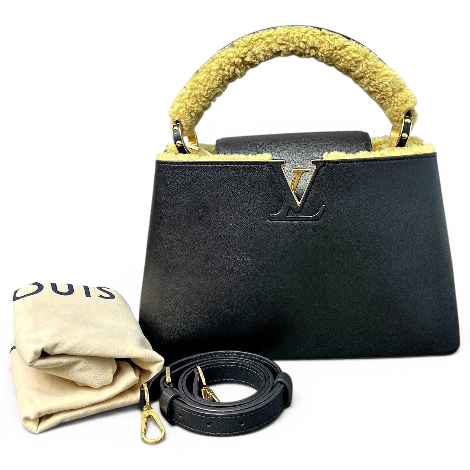 Capucines leather handbag