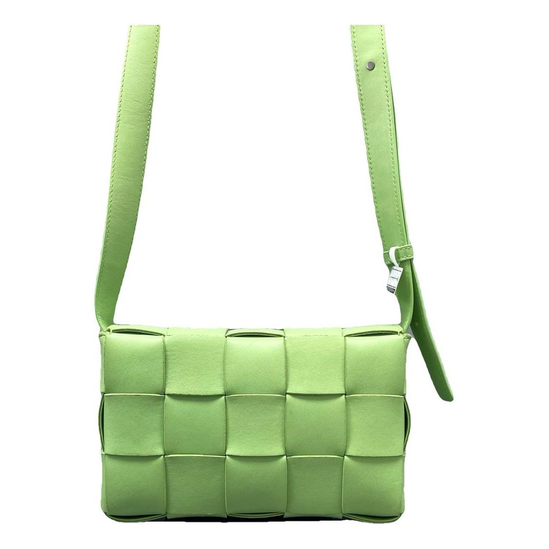 Cassette leather handbag