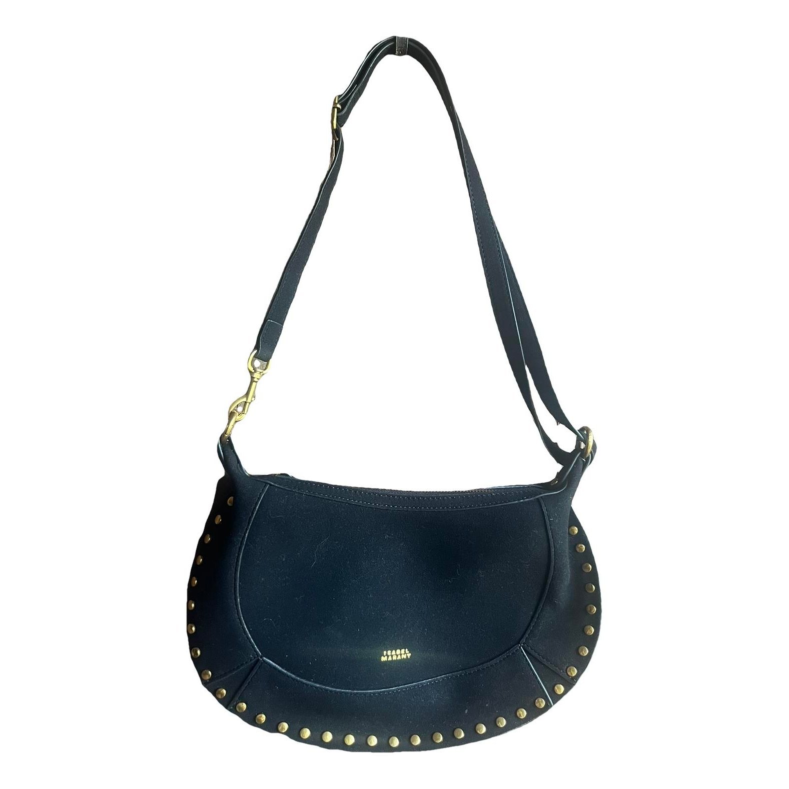 Oskan Moon velvet handbag