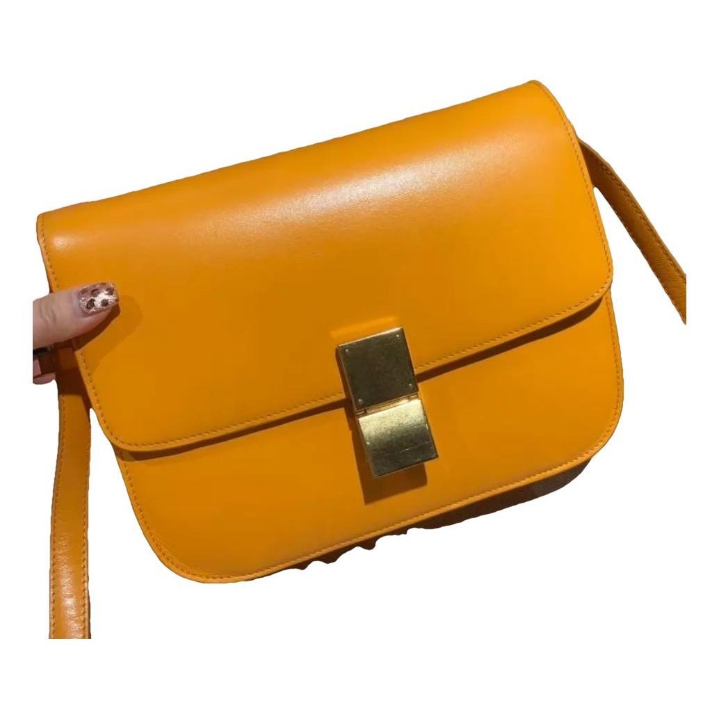 Classic leather handbag