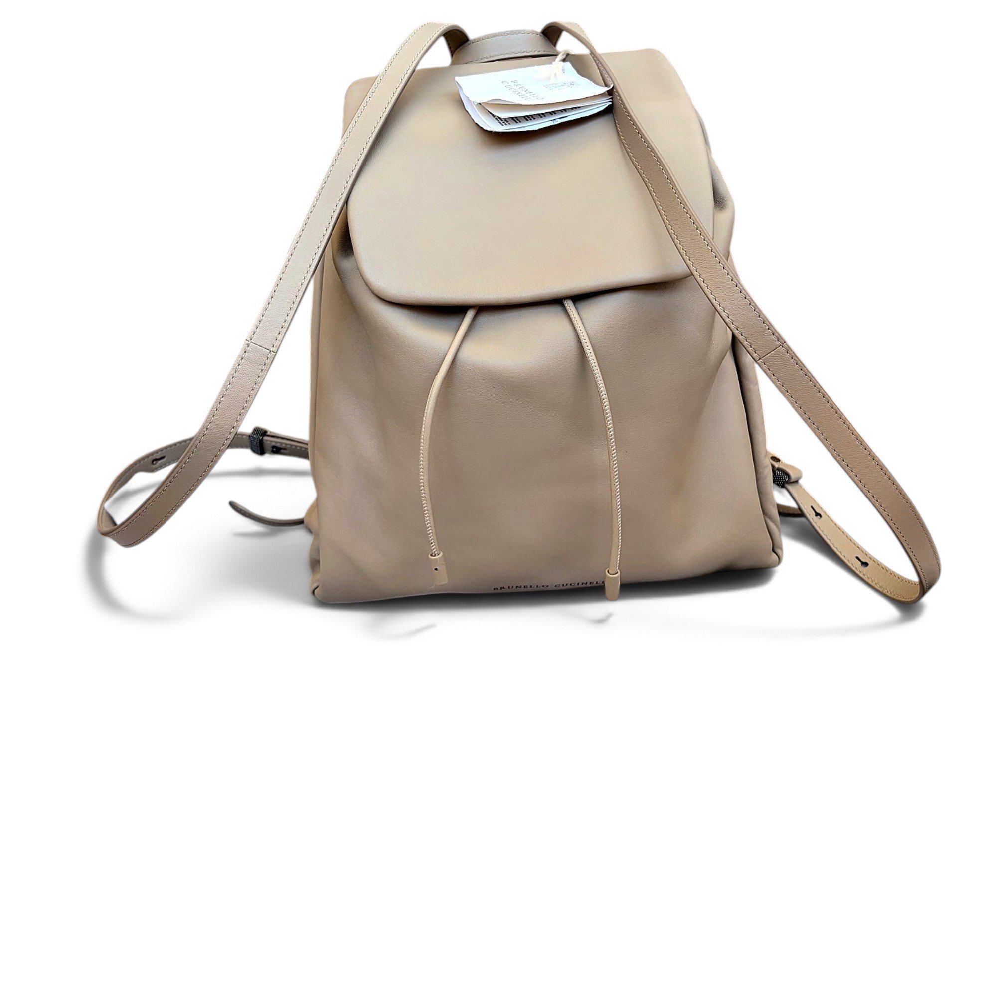 Leather backpack