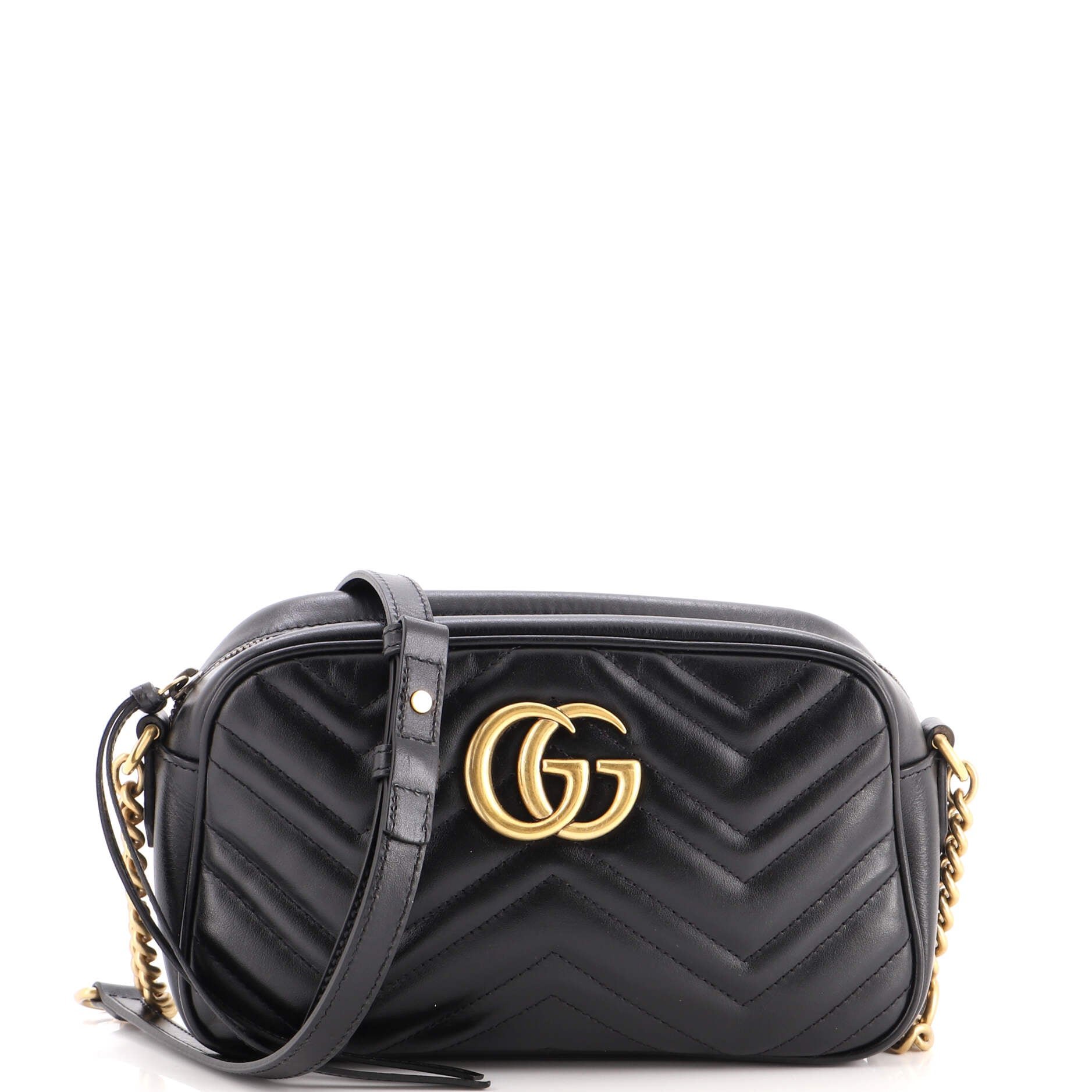 GG Marmont Shoulder Bag Matelasse Leather Small
