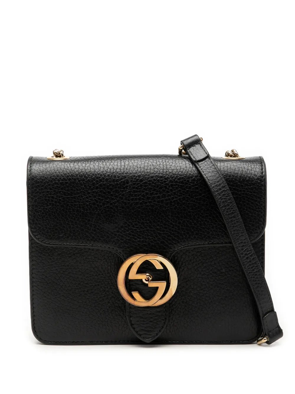 2016-2026 Small Dollar Calfskin Interlocking G crossbody bag