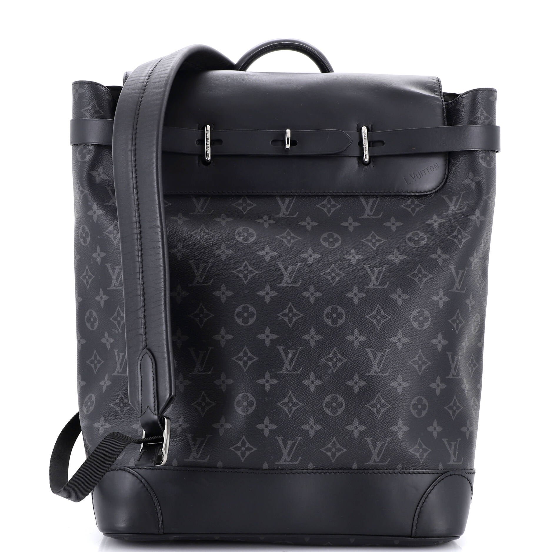 Steamer Backpack Monogram Eclipse Canvas