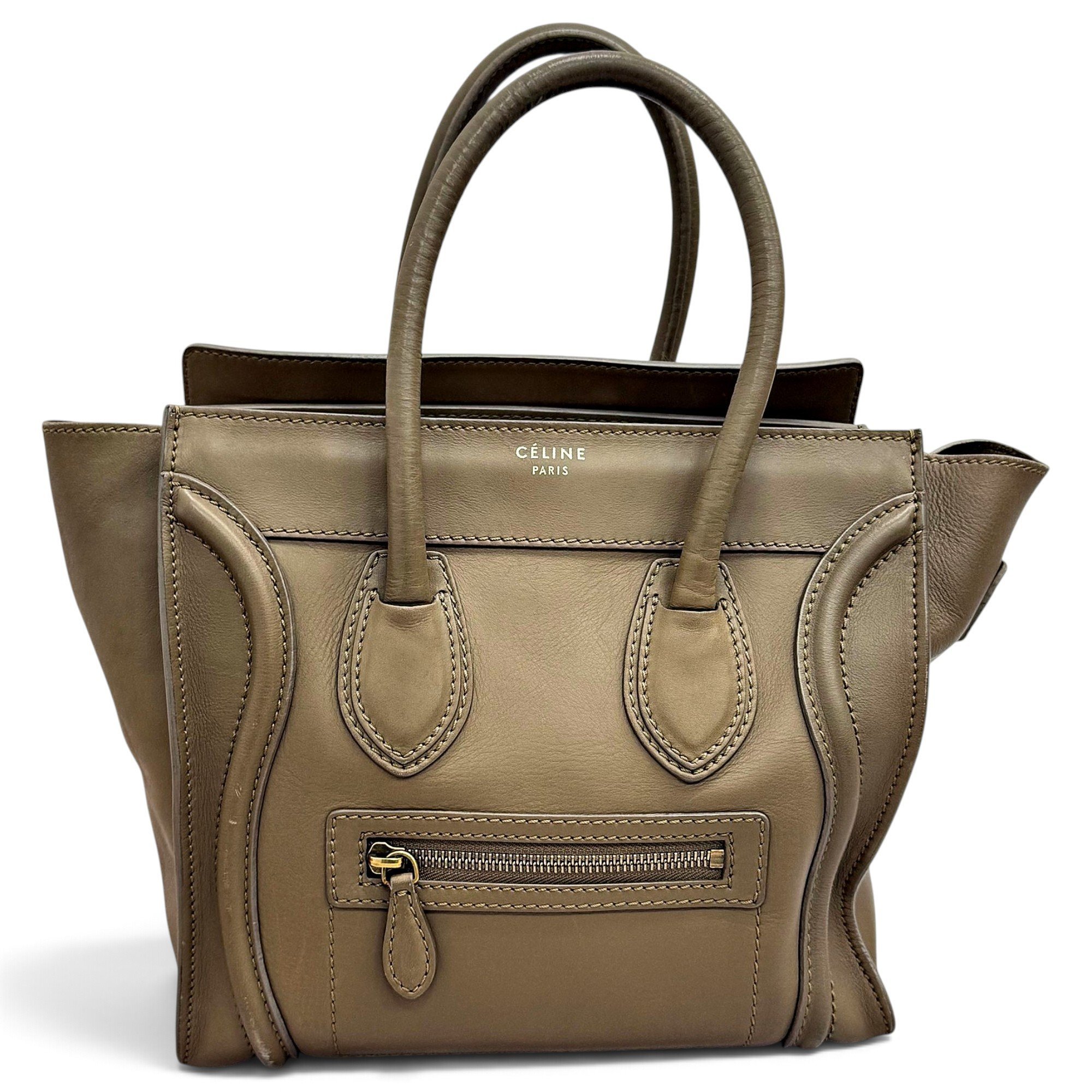 Luggage leather handbag