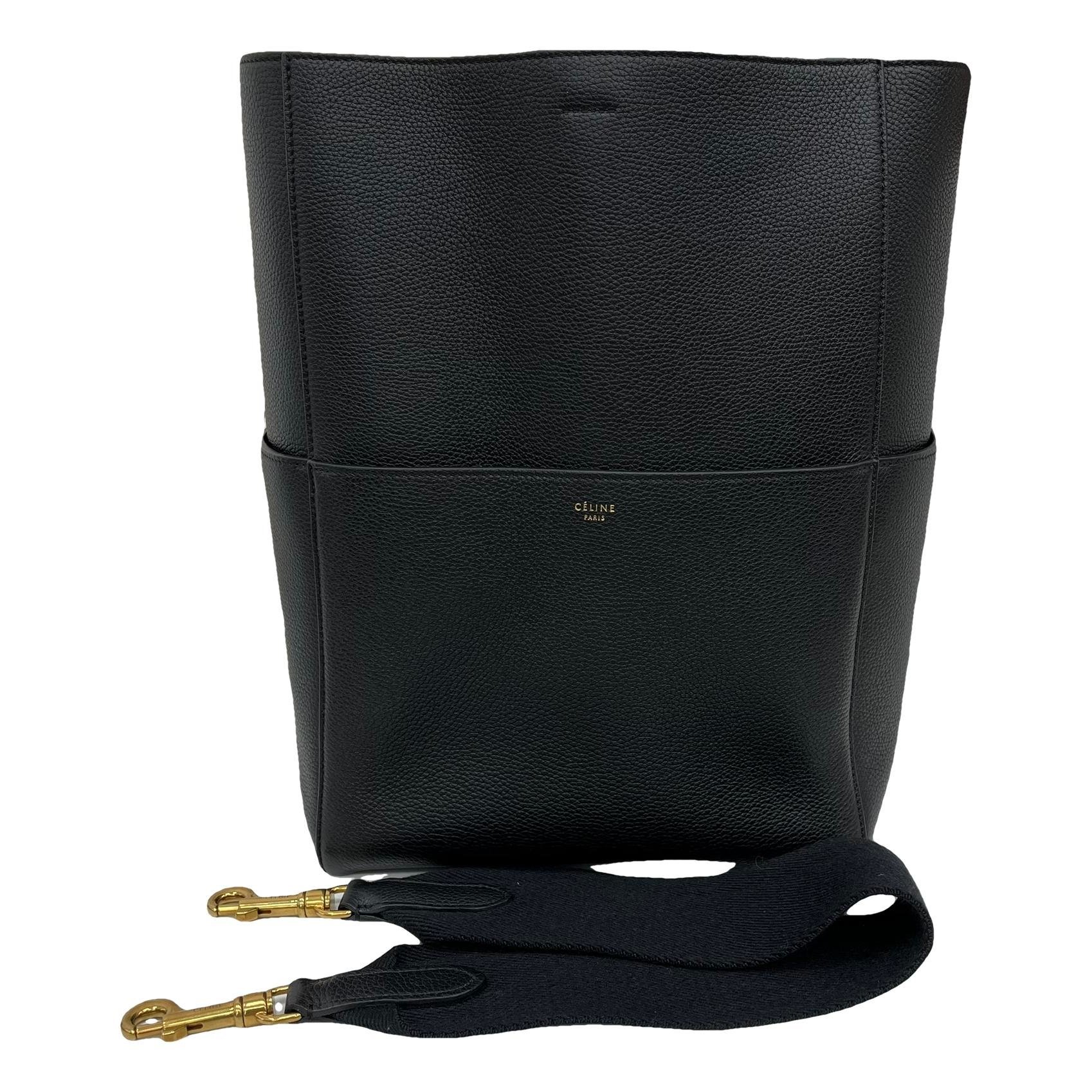 Seau Sangle leather handbag