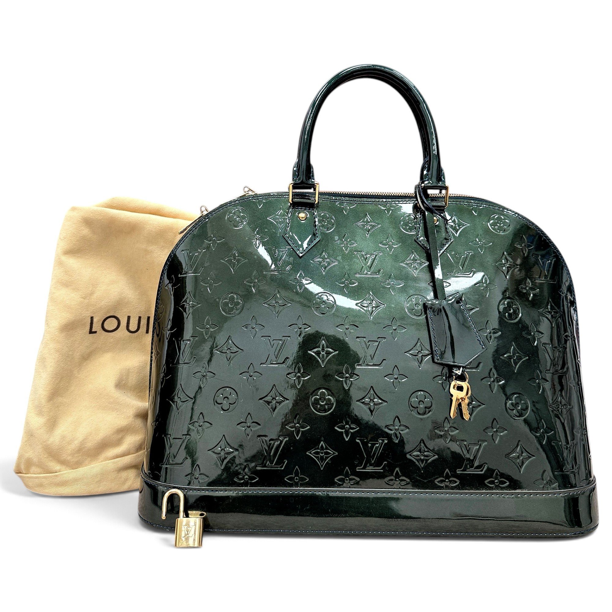 Alma patent leather handbag