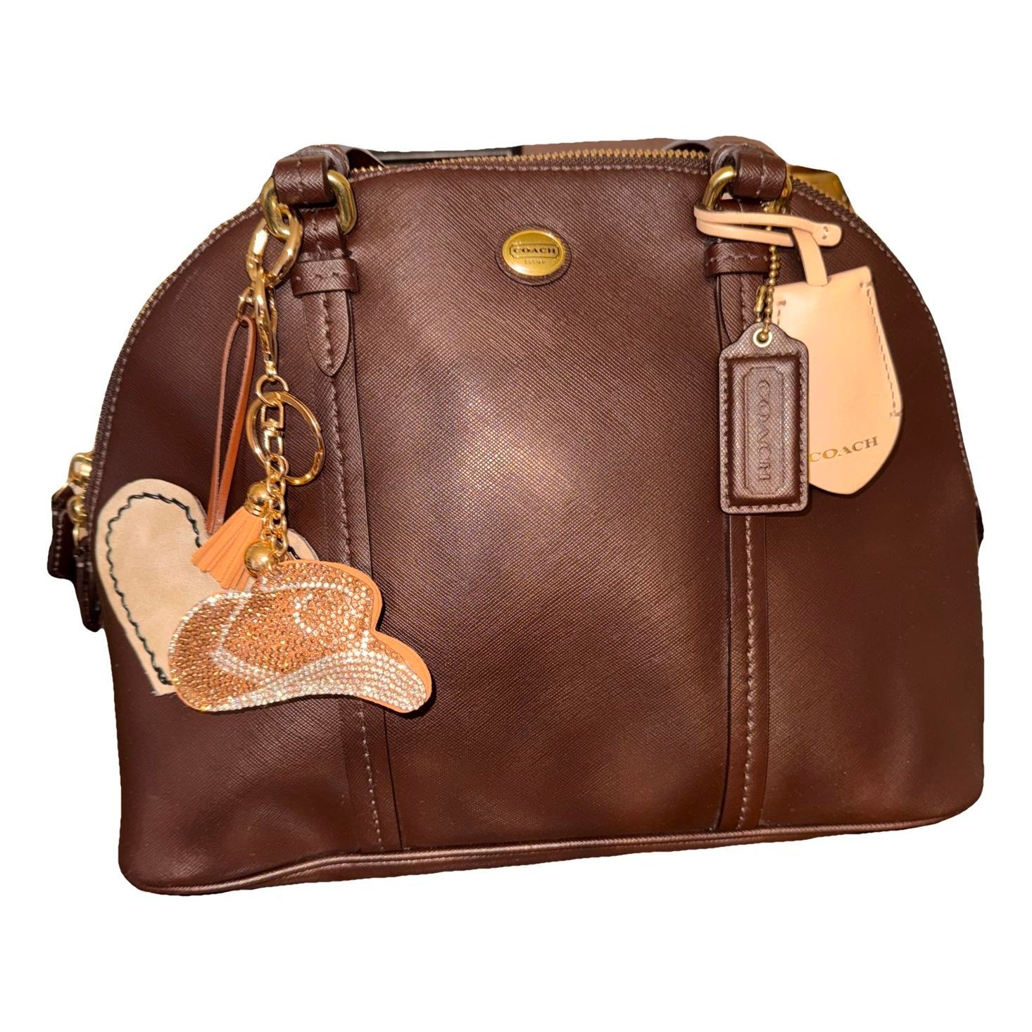 Leather handbag