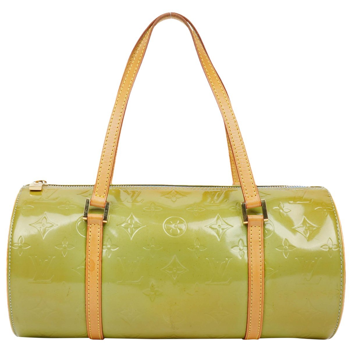 Papillon patent leather handbag