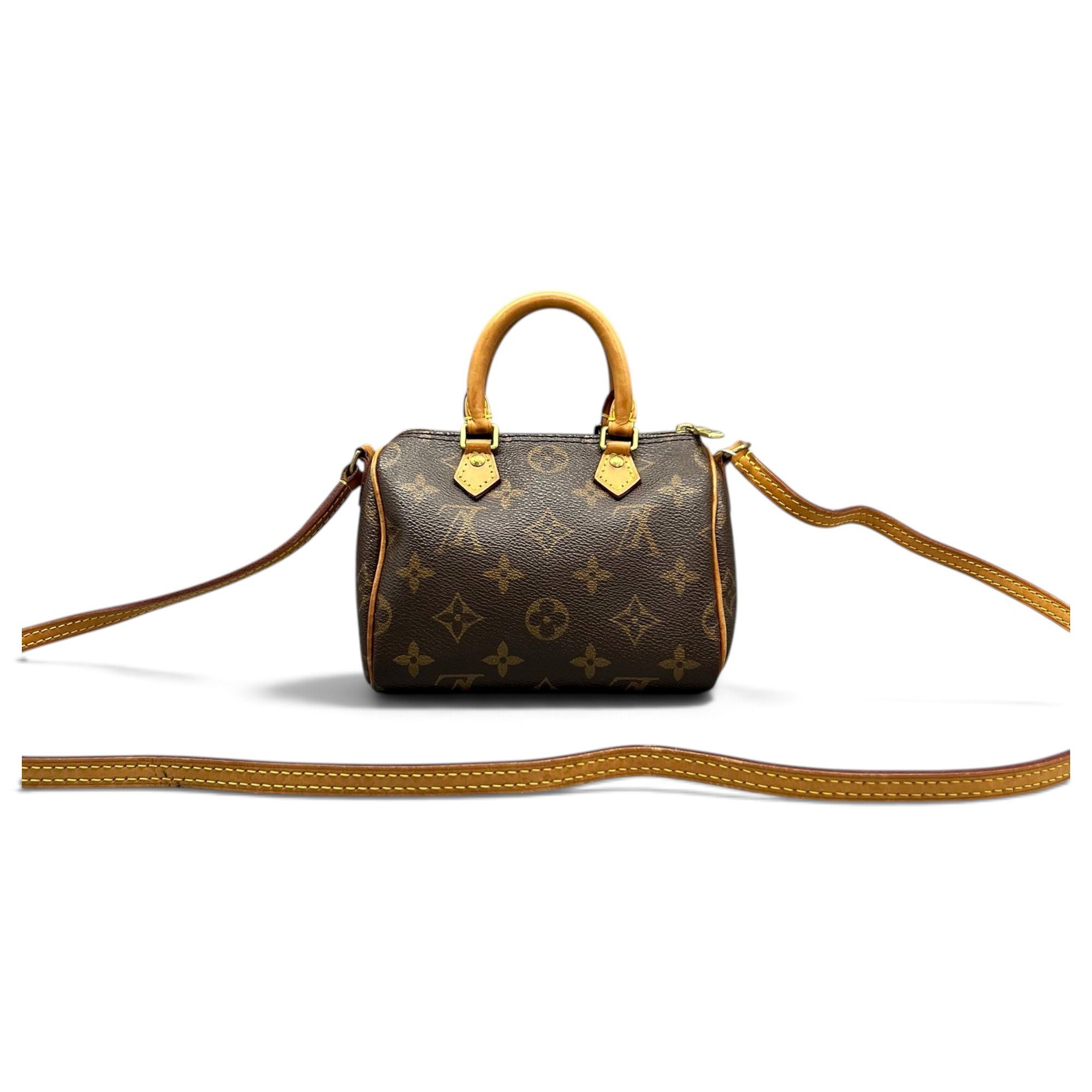 Nano Speedy / Mini HL leather handbag